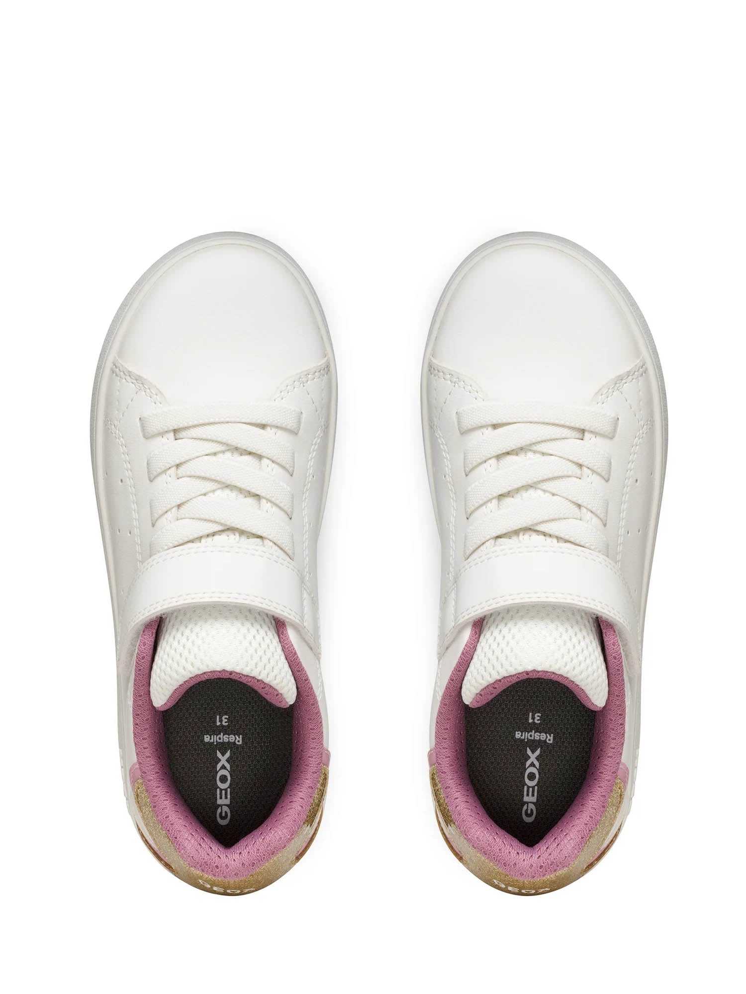Scarpe con strappi Bianco Rosa Geox