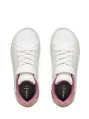 Scarpe con strappi Bianco Rosa Geox
