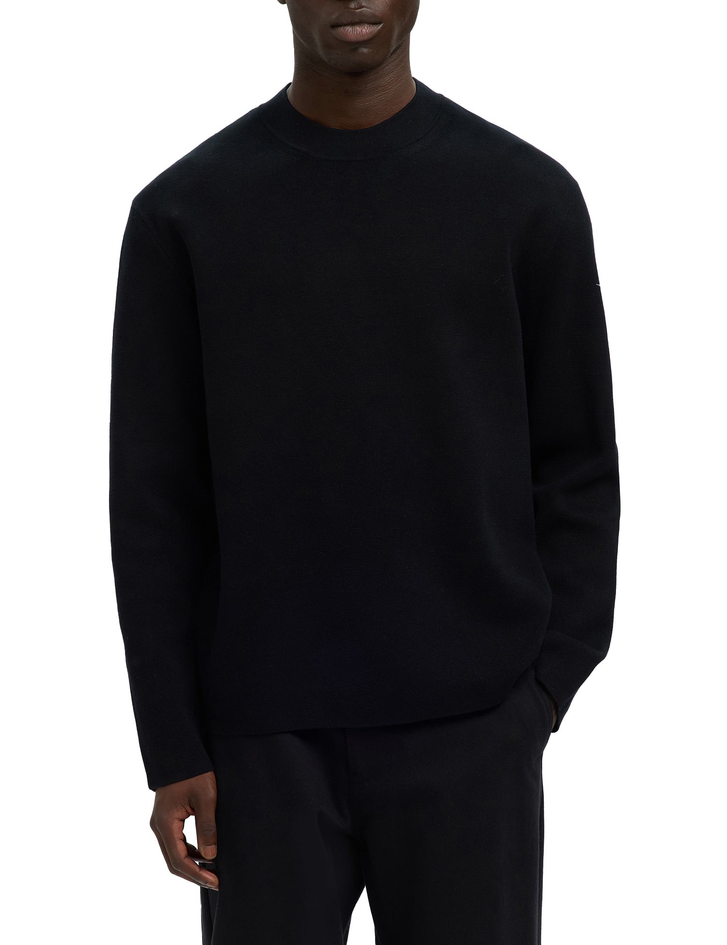 Maglioncini Nero Selected Homme Black