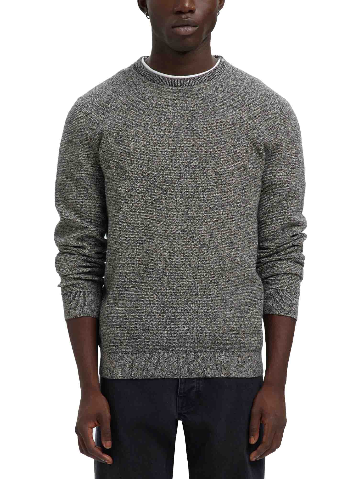 Maglioncini Grigio Selected Homme Black