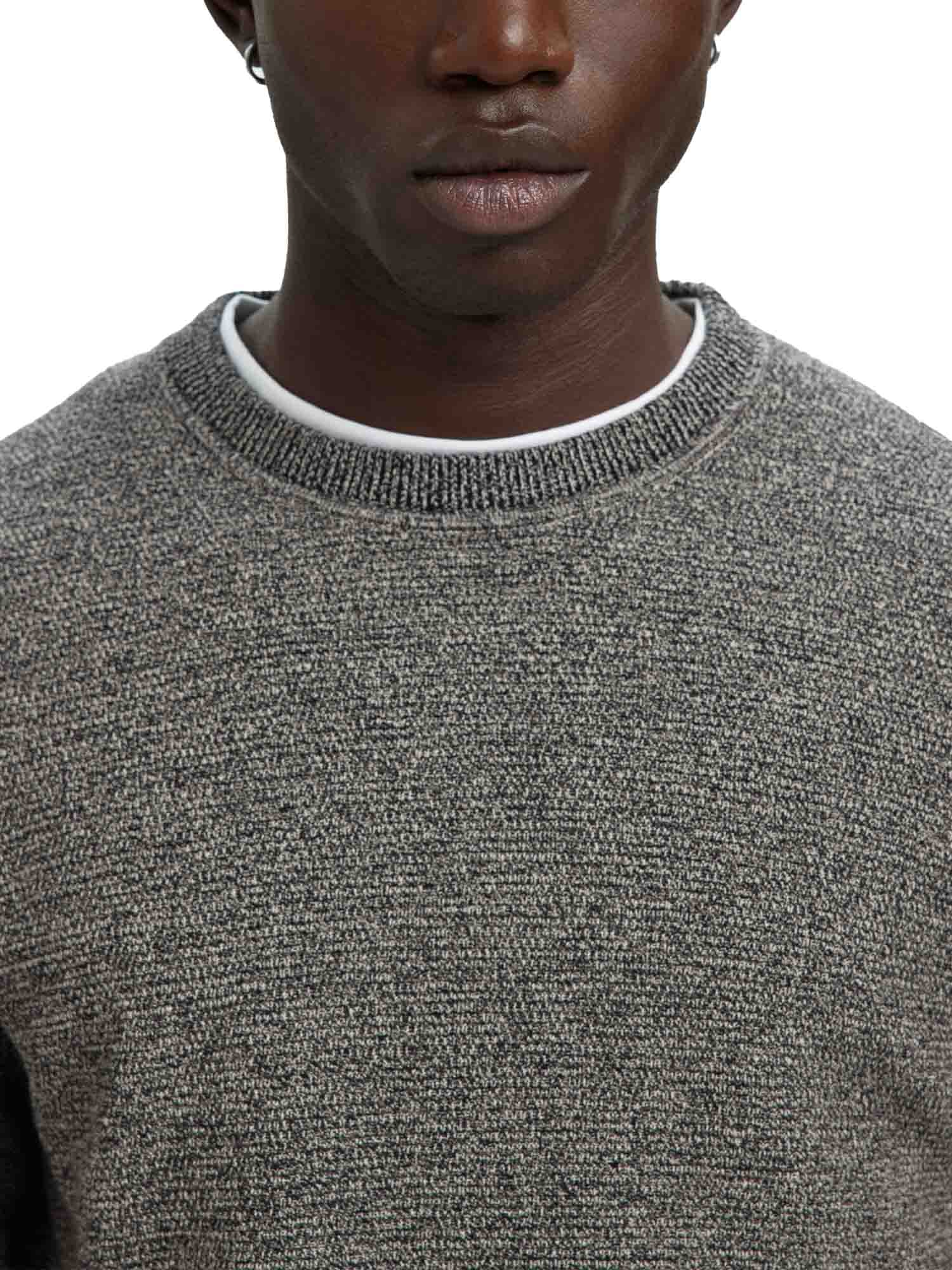 Maglioncini Grigio Selected Homme Black