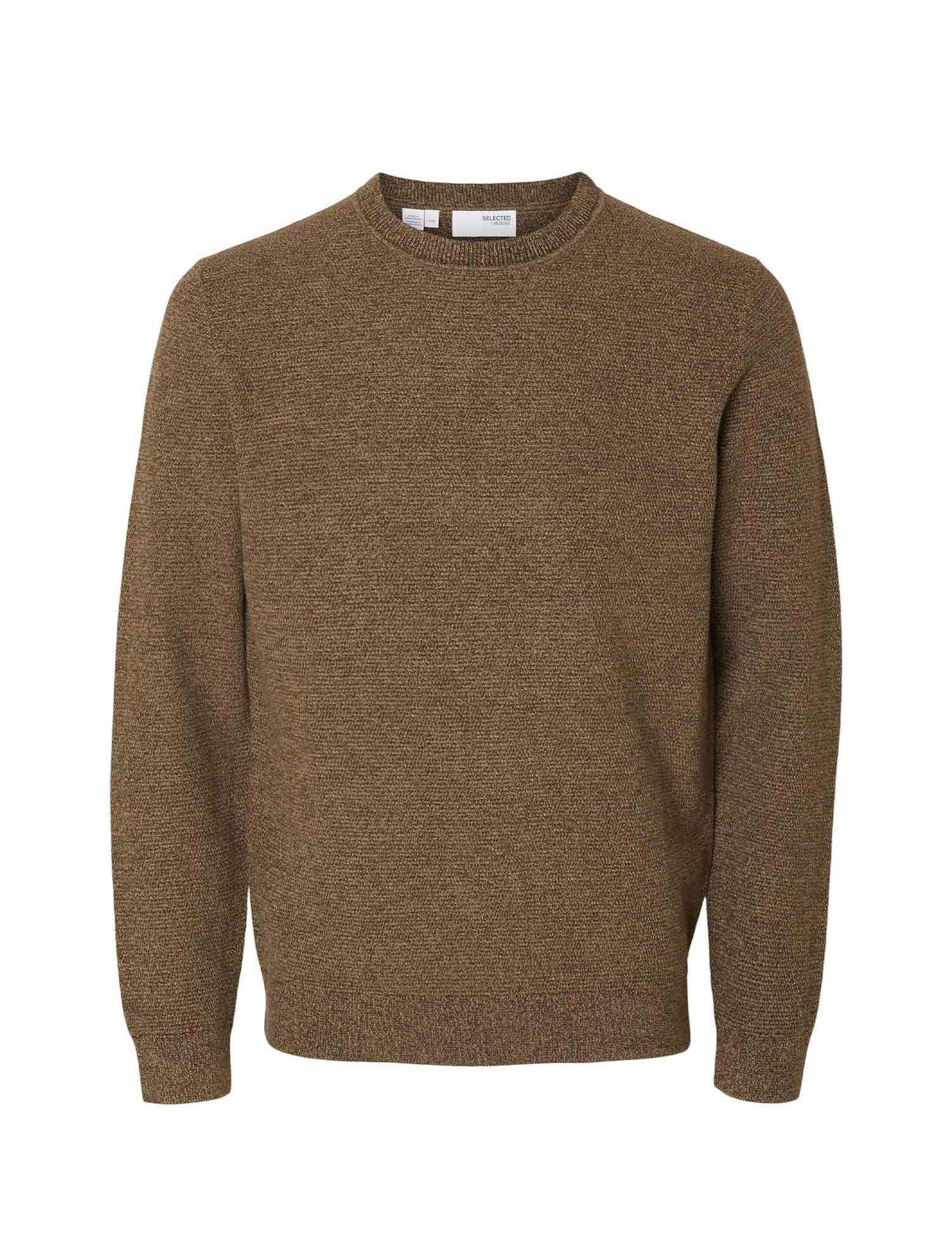 Maglioncini Marrone Selected Homme Black