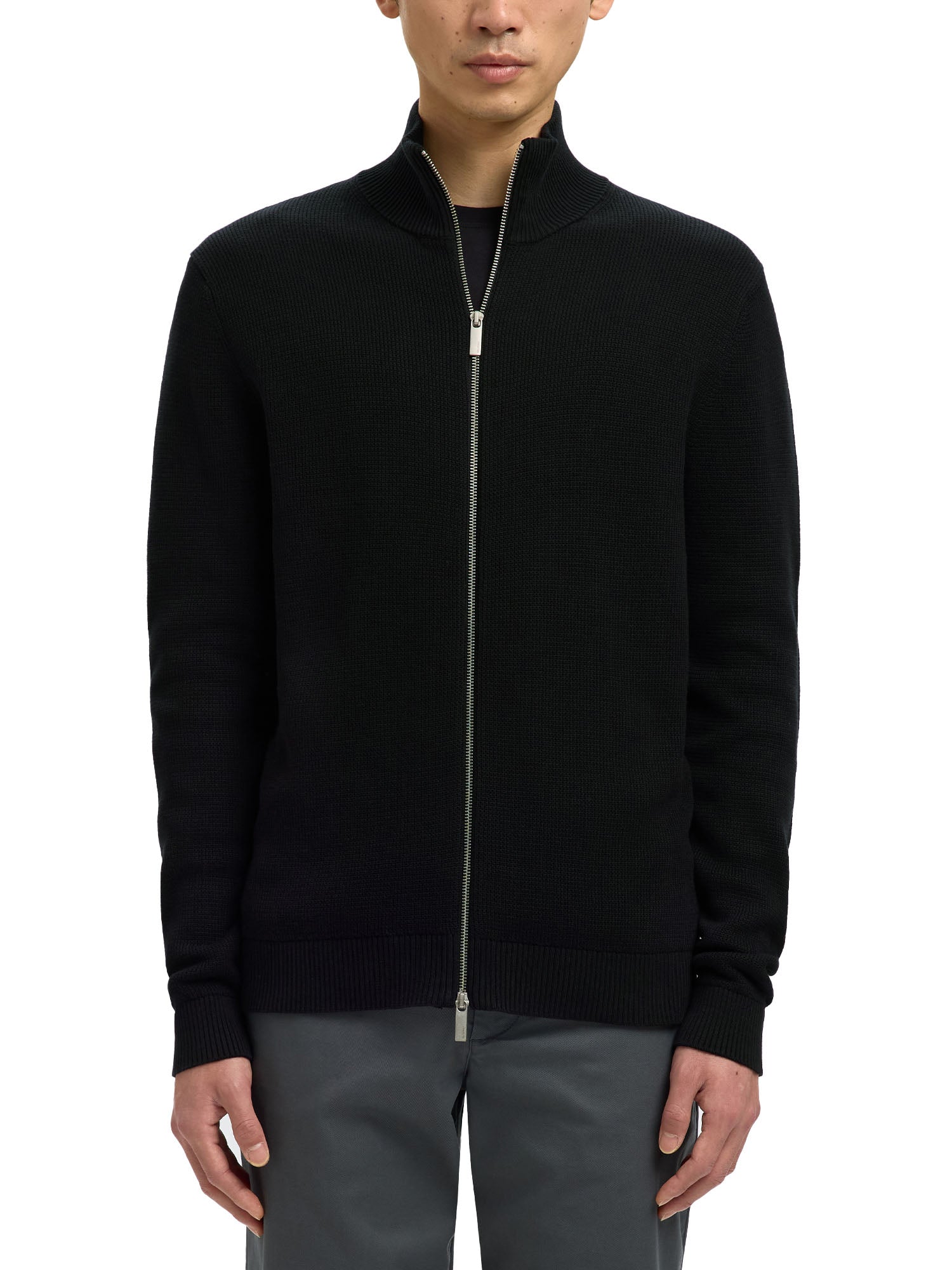 Cardigan Nero Selected Homme Black