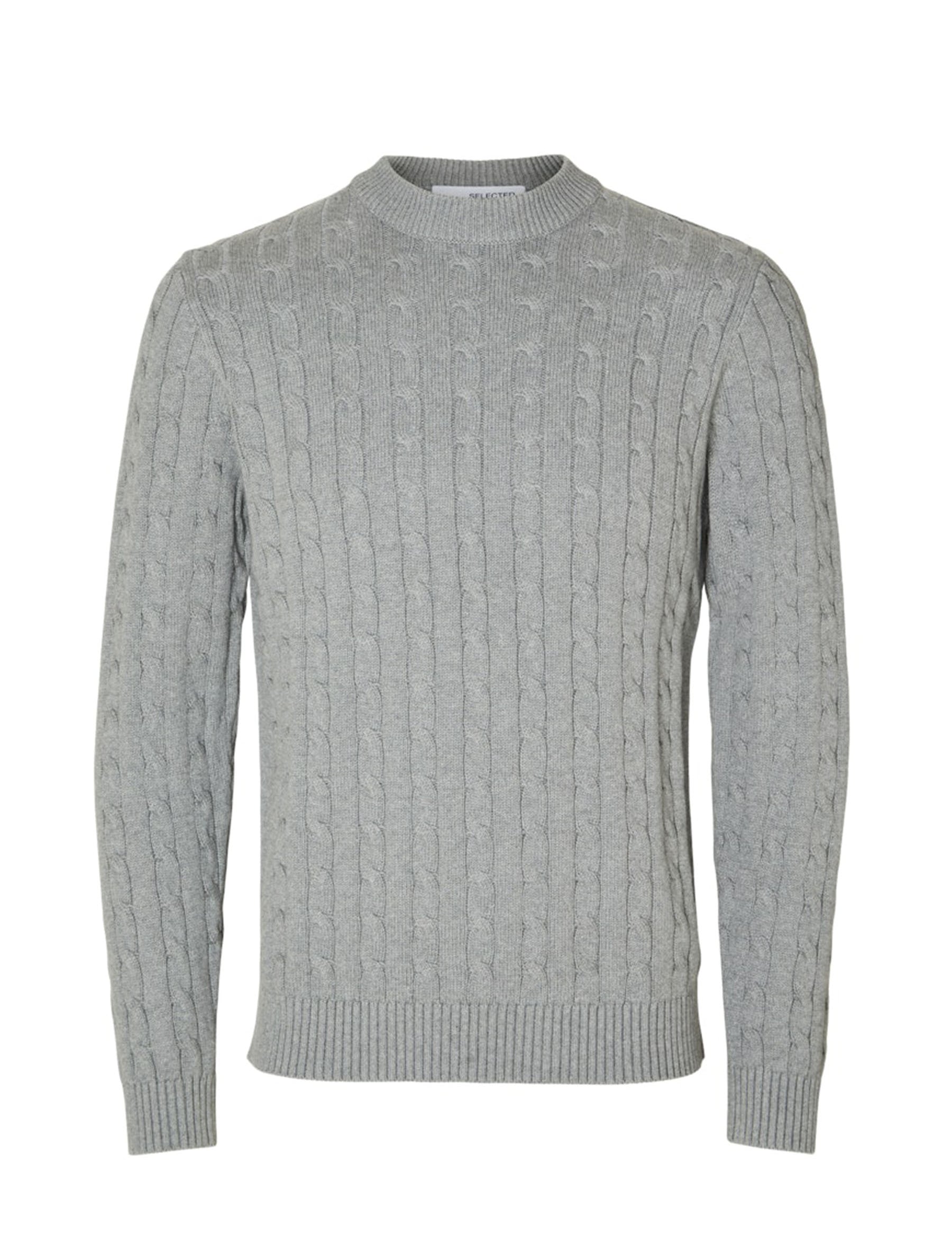 Maglioncini Grigio Selected Homme Black