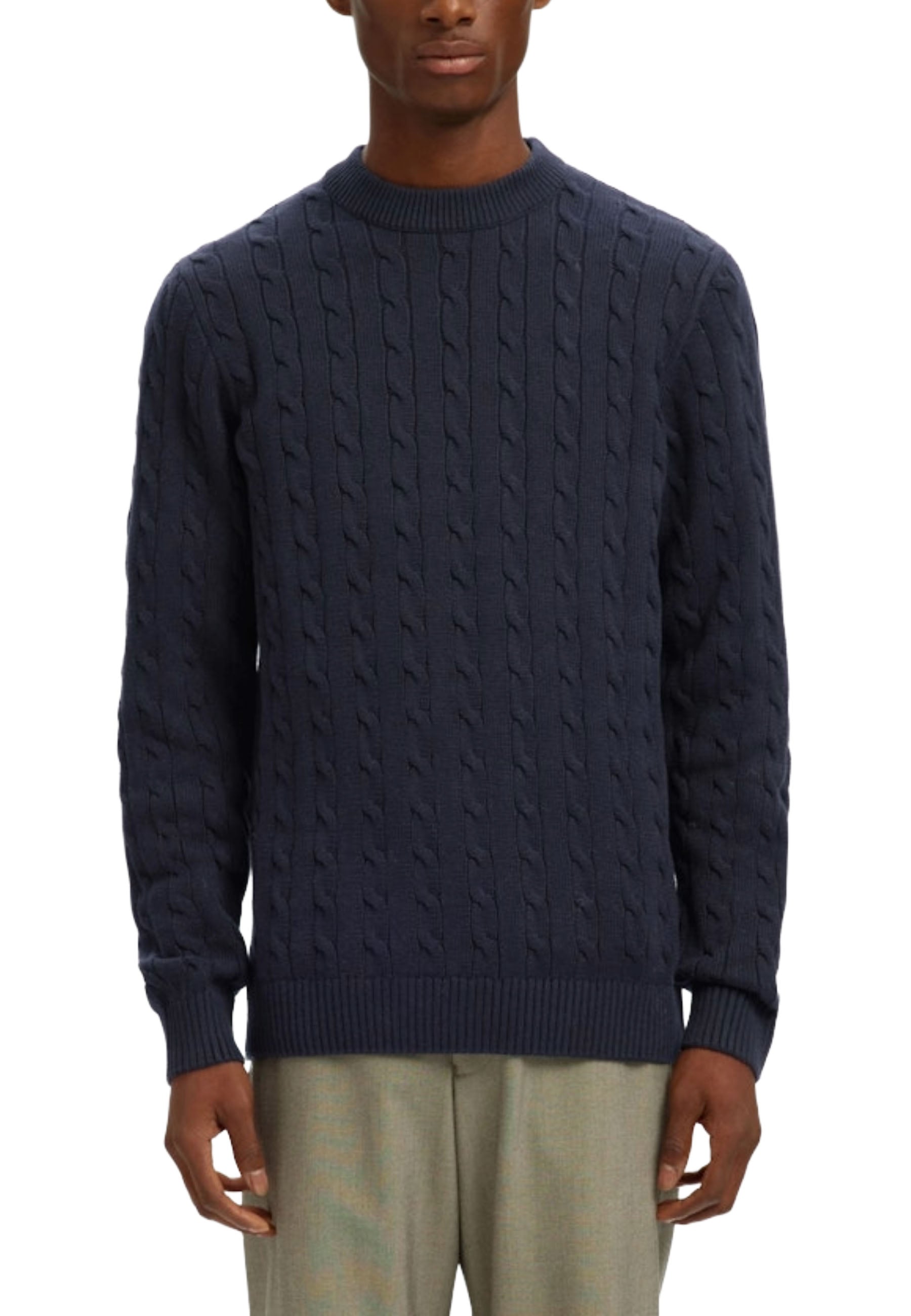 Maglioncini Blu Selected Homme Black