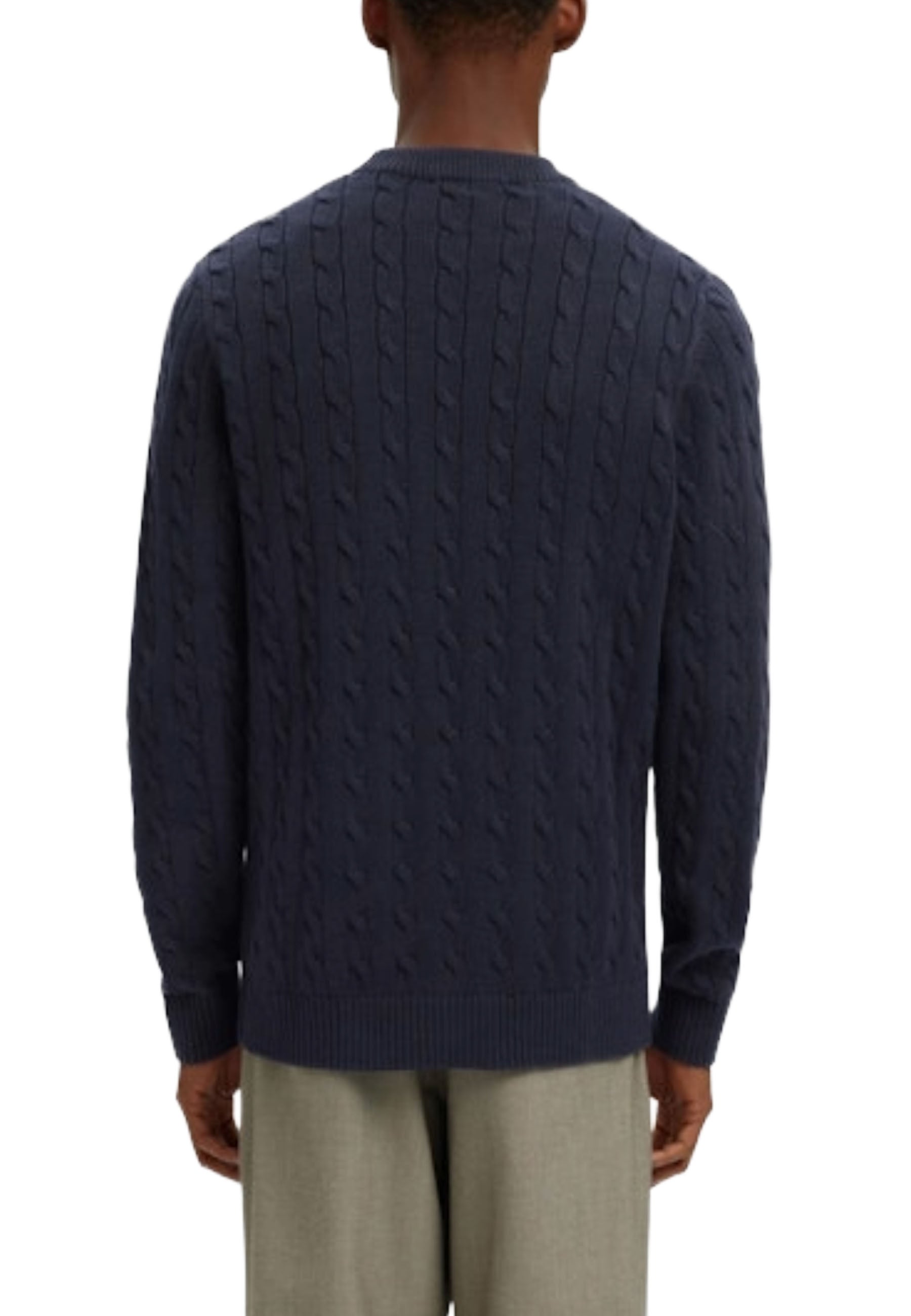 Maglioncini Blu Selected Homme Black