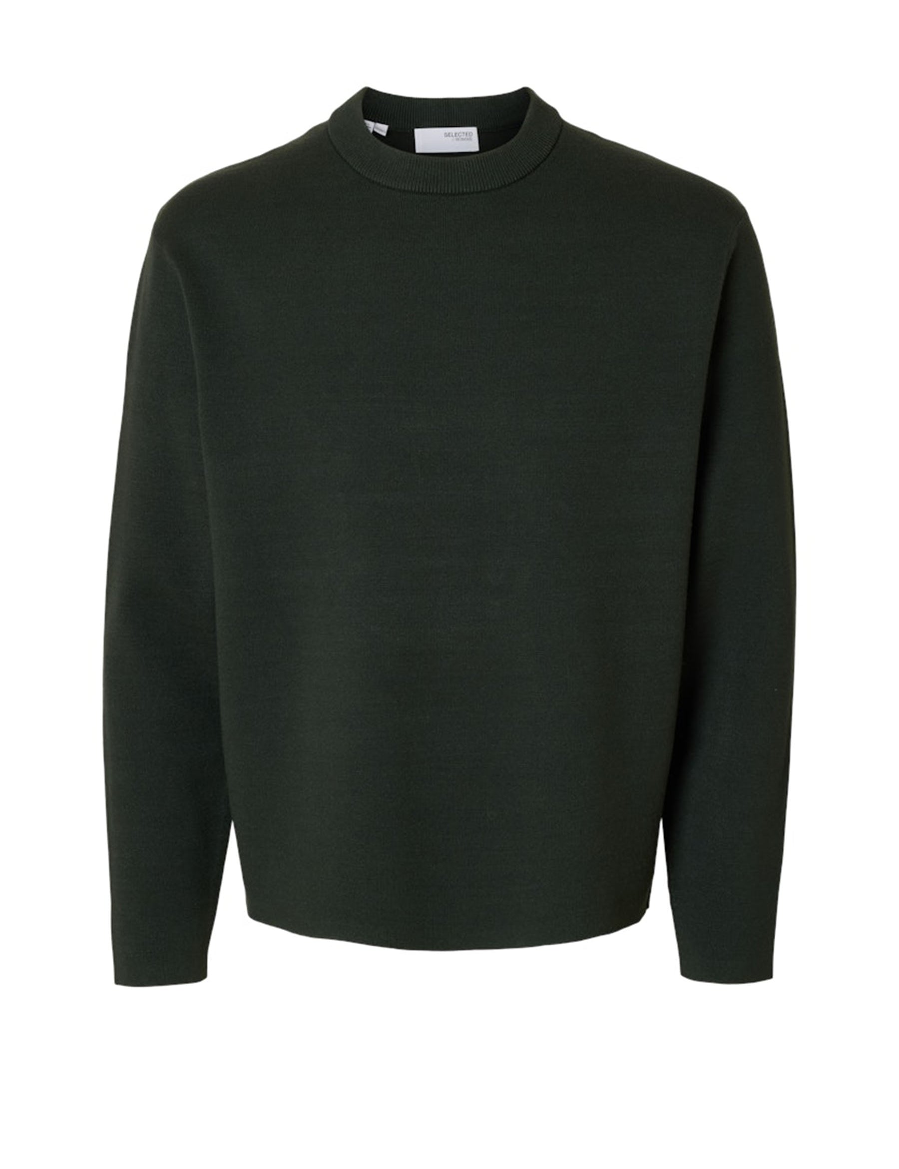 Maglioncini Verde Selected Homme Black