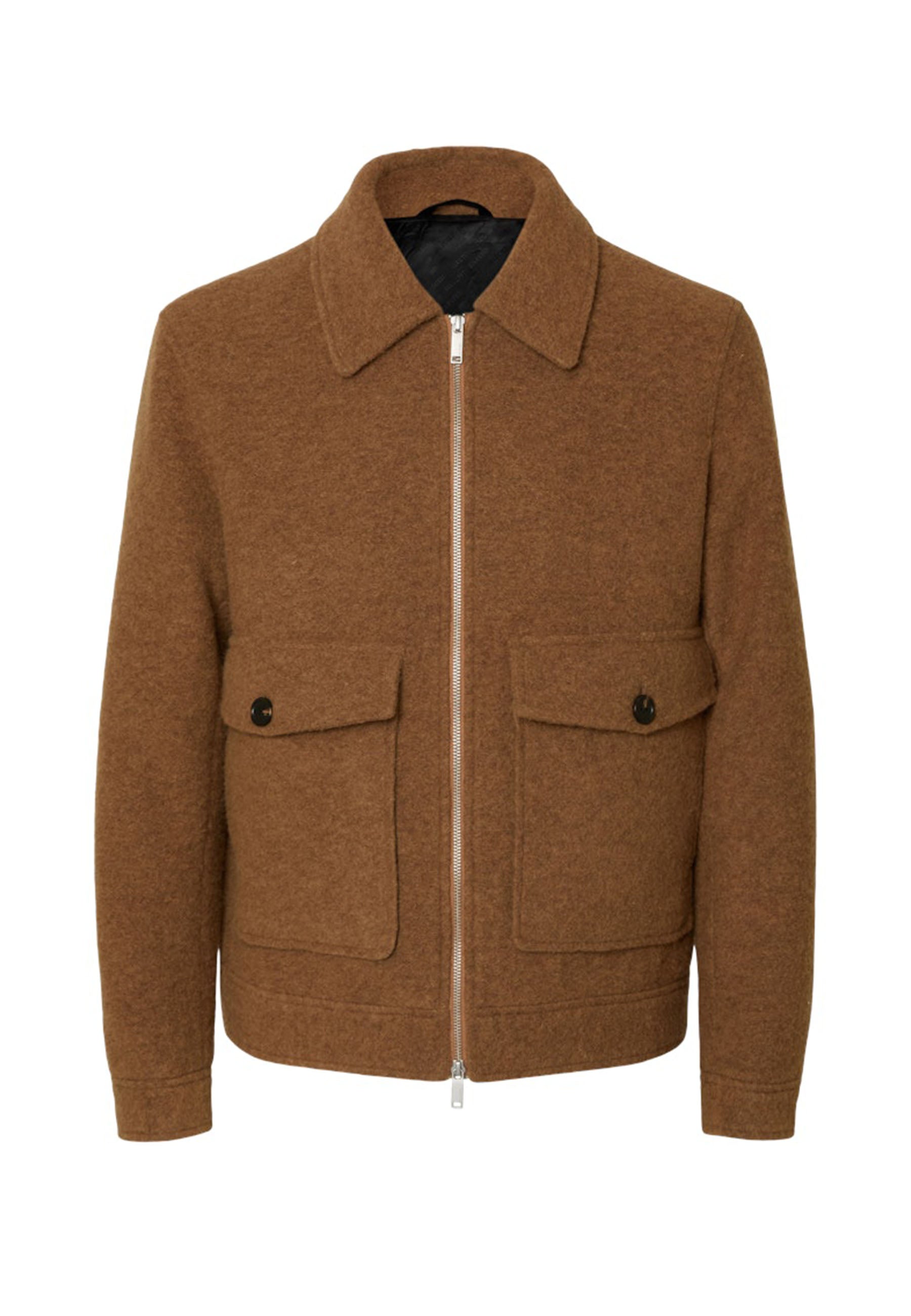 Giacche Marrone Selected Homme Black