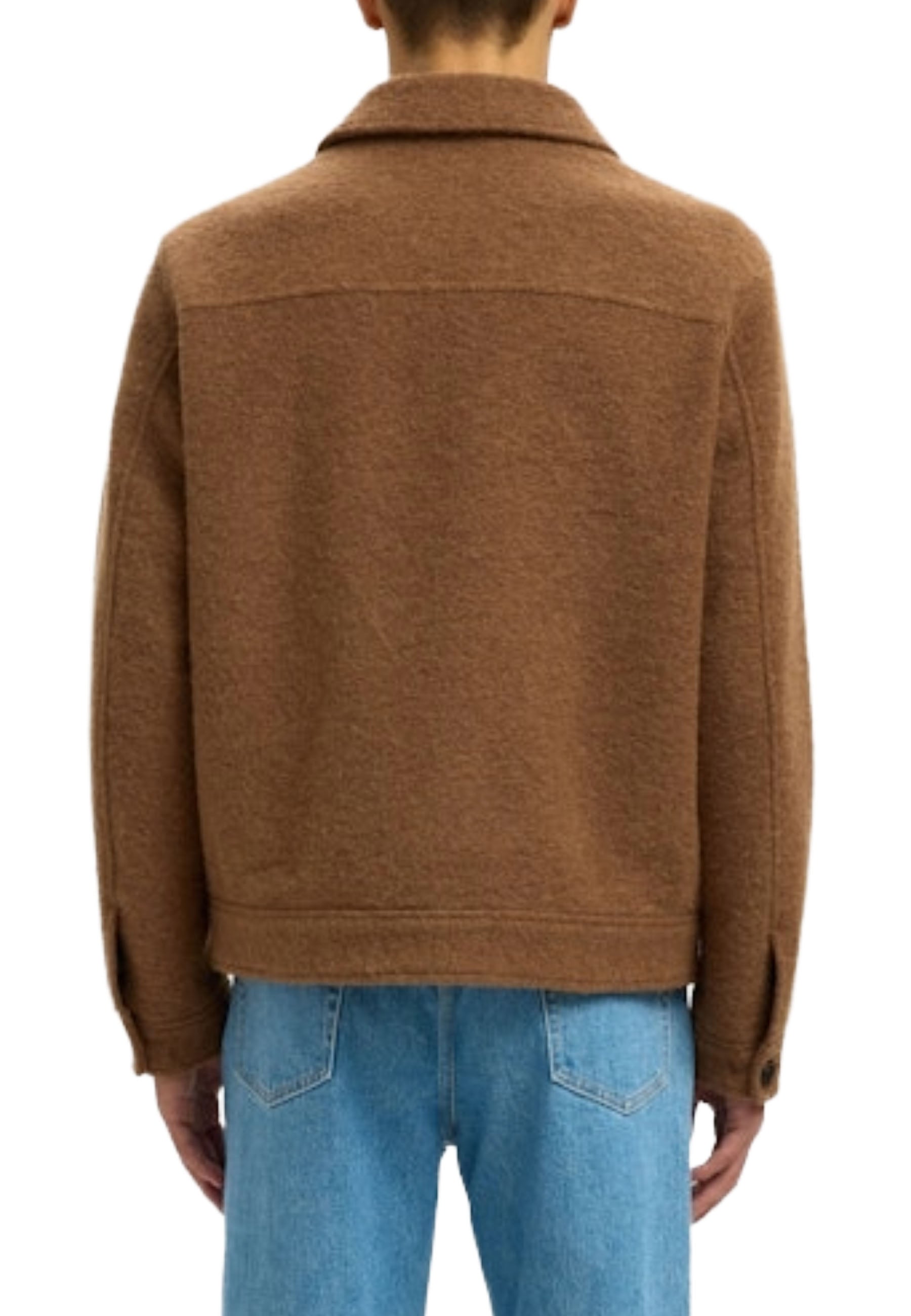 Giacche Marrone Selected Homme Black