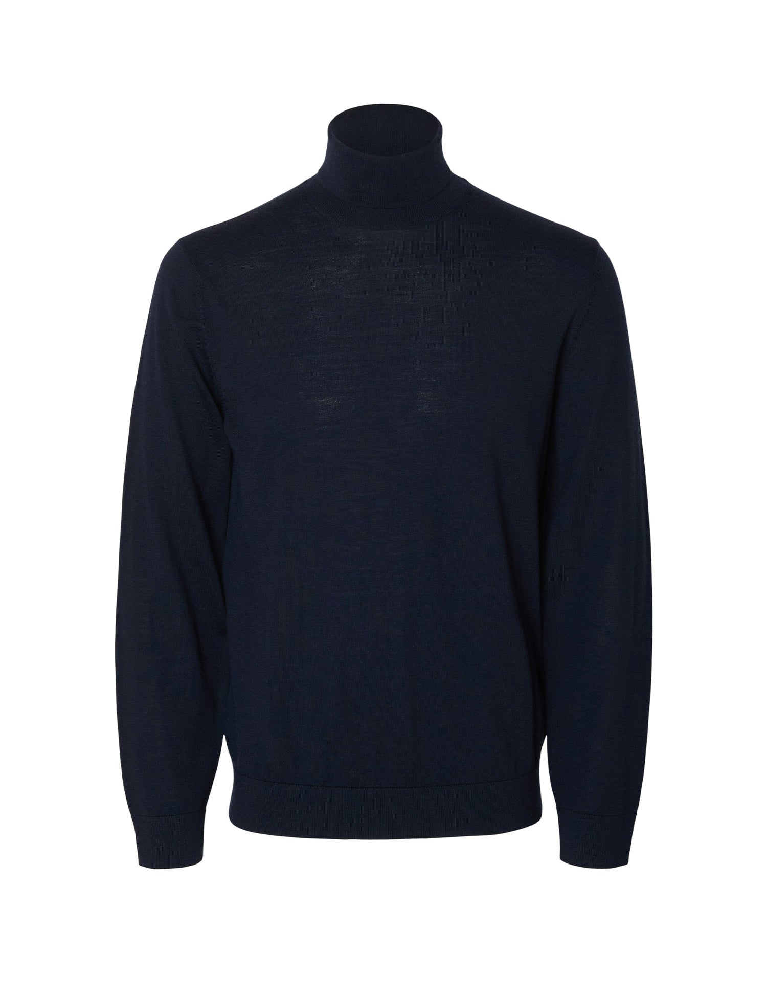 Maglia a collo alto Blu Selected Homme Black