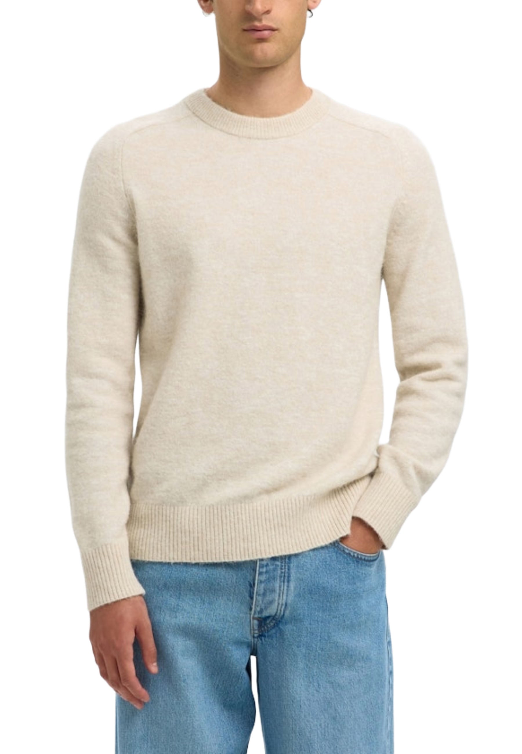 Maglioncini Beige Selected Homme Black