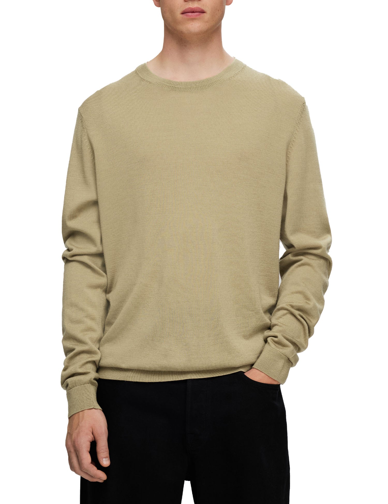 Maglioncini Verde Selected Homme Black