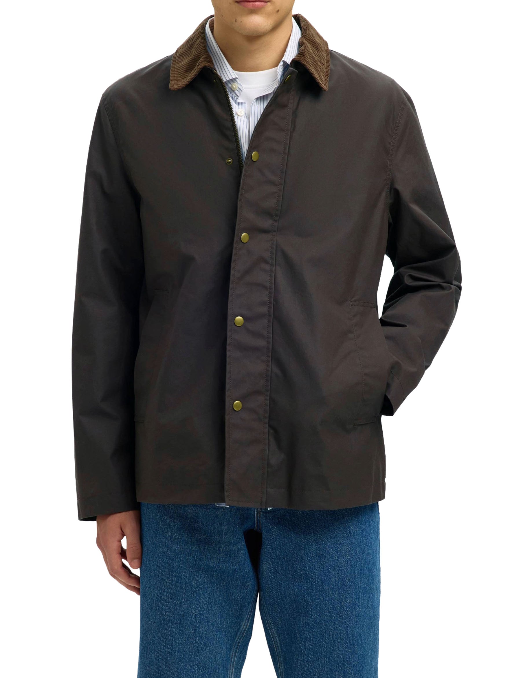 Giacche Marrone Selected Homme Black