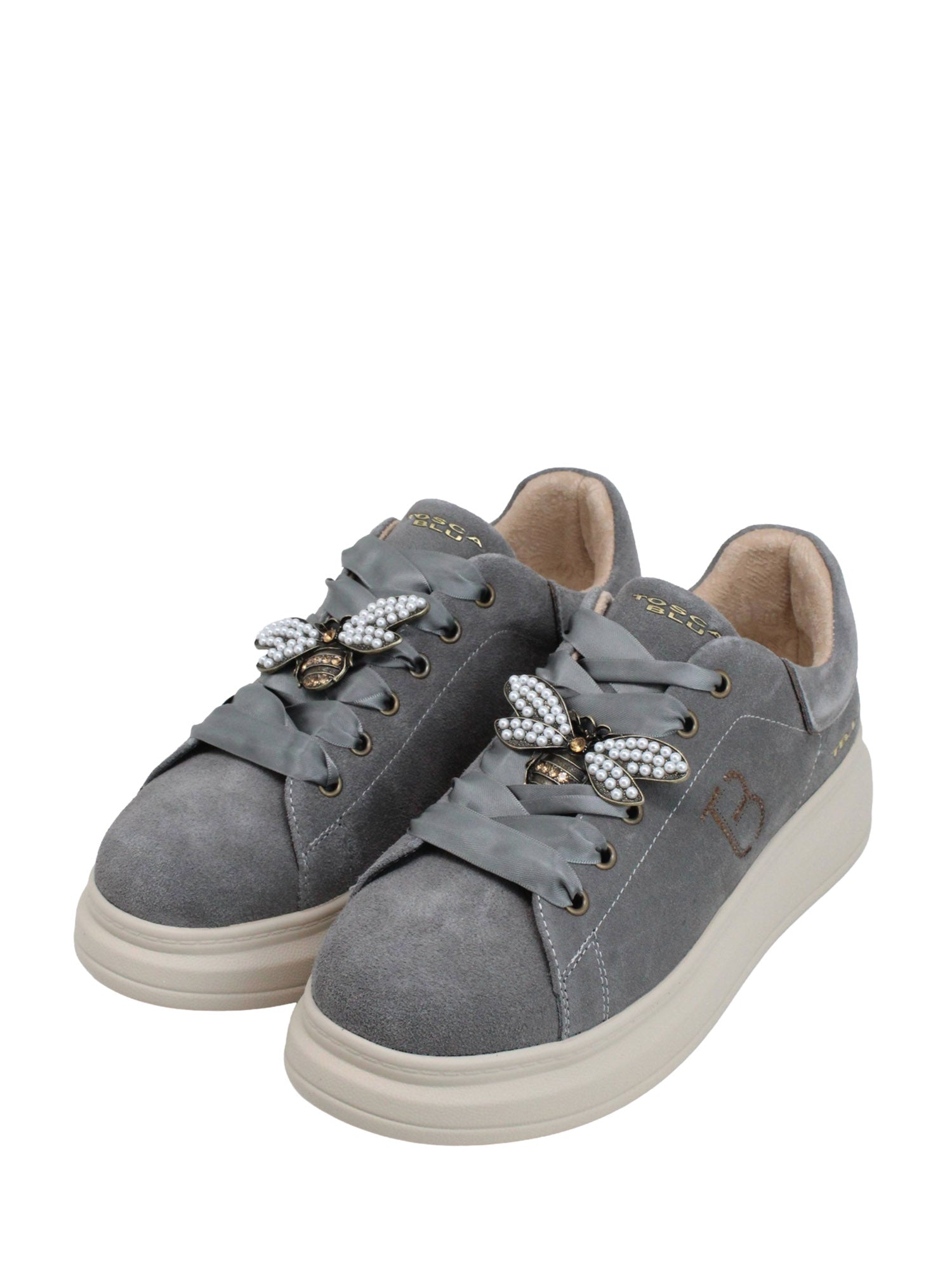 Sneakers Grigio Tosca Blu