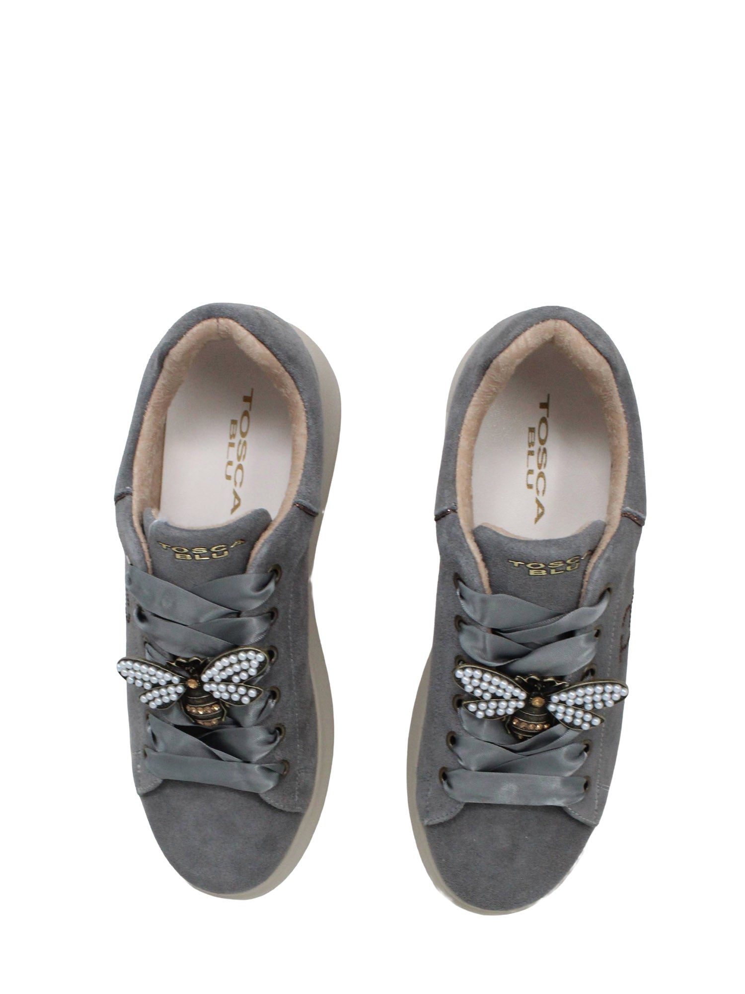 Sneakers Grigio Tosca Blu