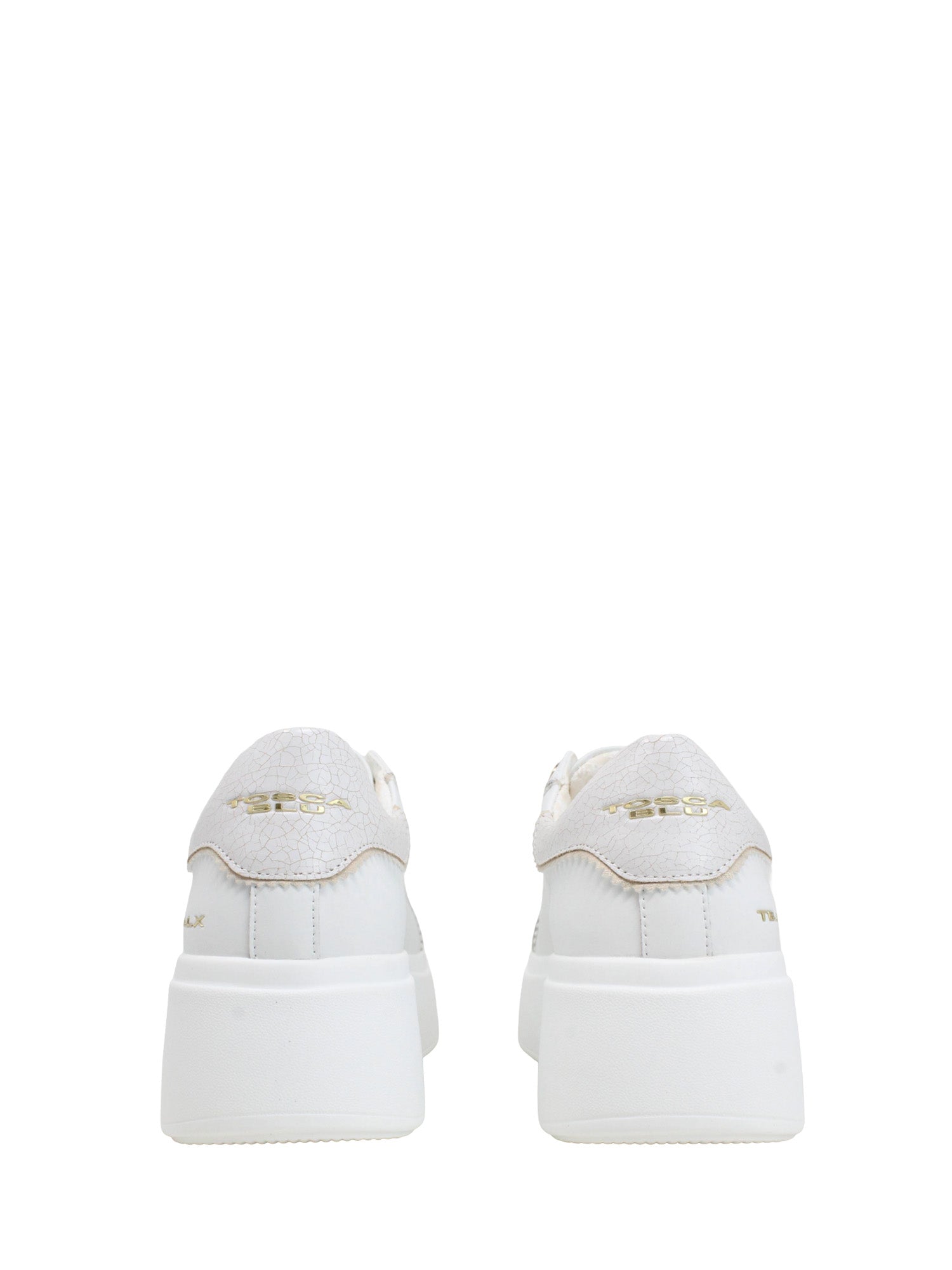 Sneakers Bianco Oro Tosca Blu