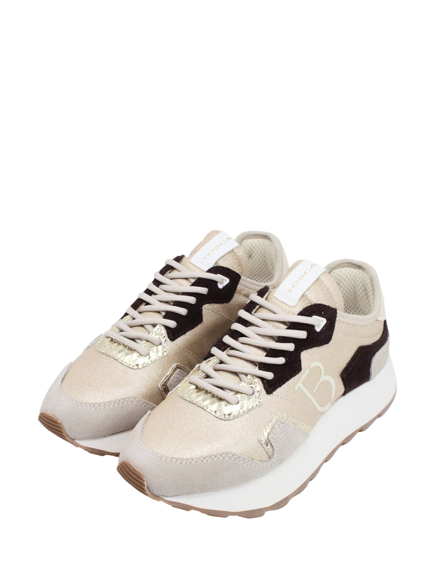 Sneakers Beige Tosca Blu