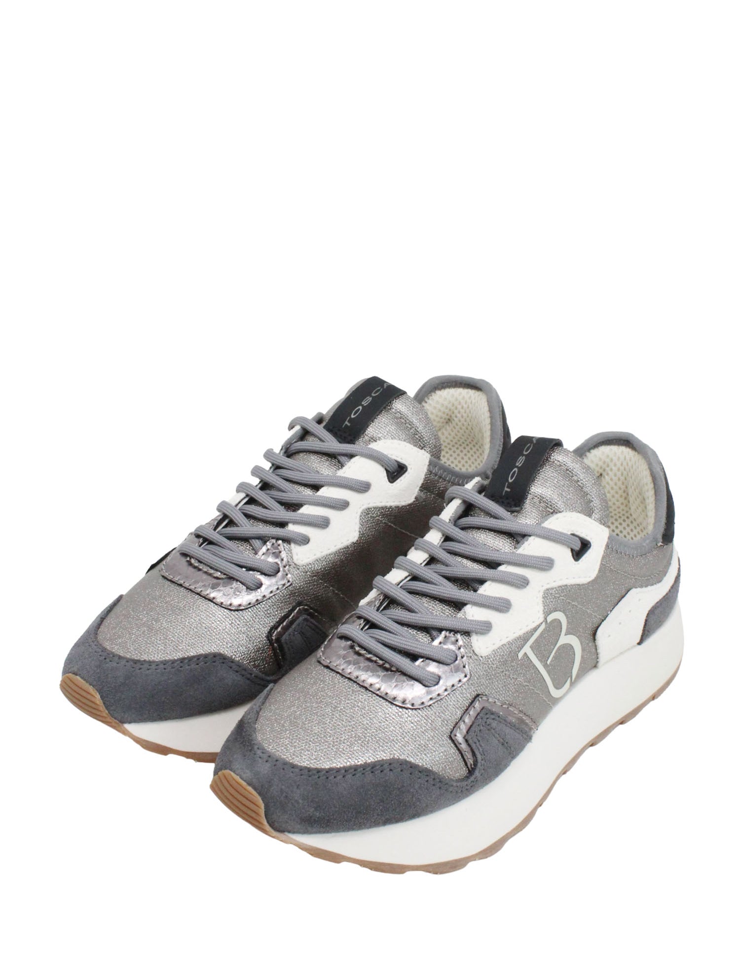 Sneakers Grigio Tosca Blu
