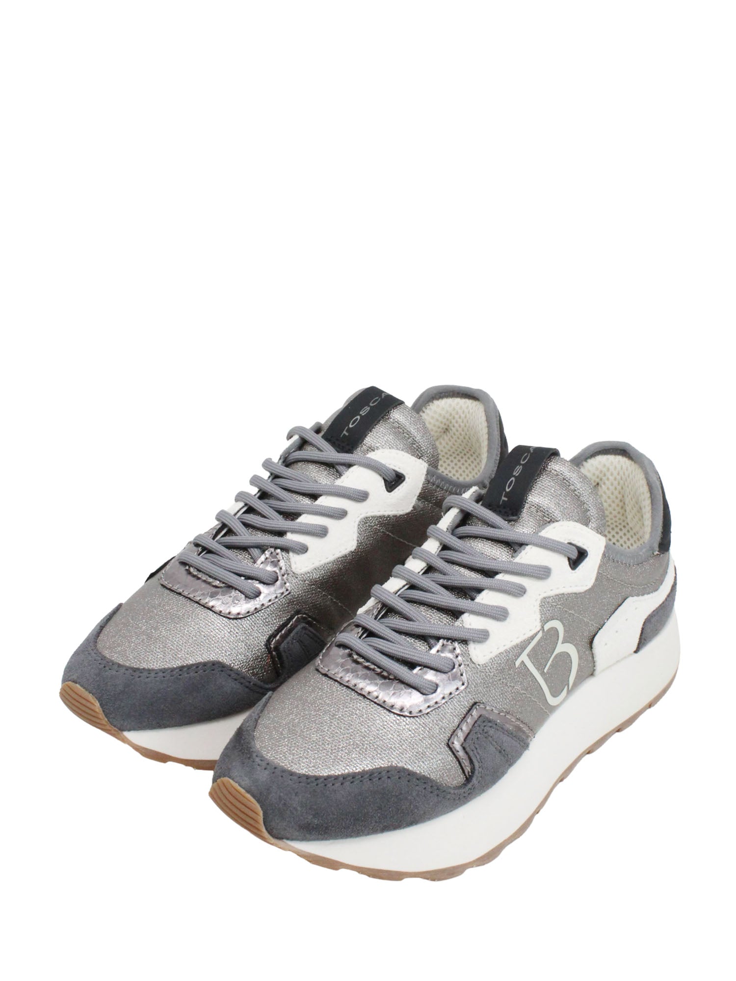 Sneakers Grigio Tosca Blu