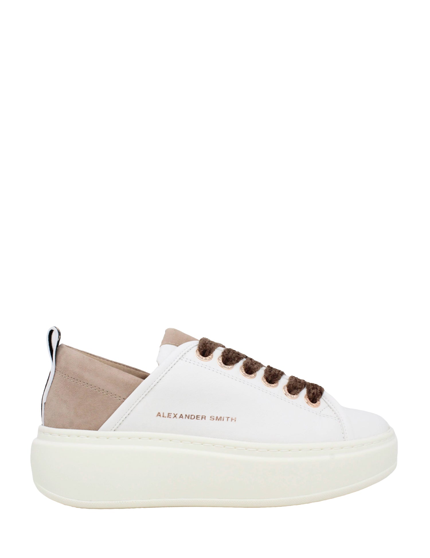 Sneakers Bianco Beige Alexander Smith
