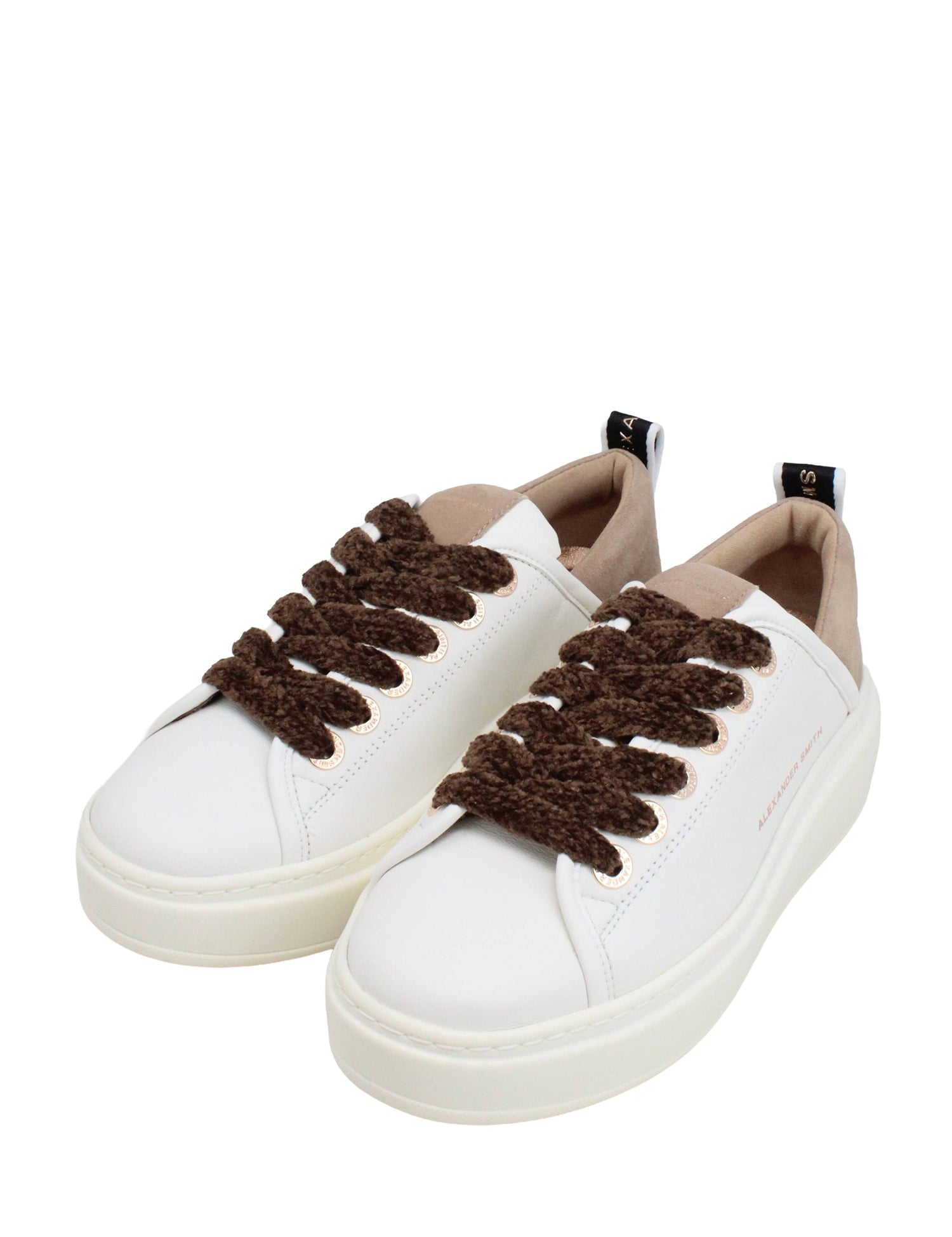 Sneakers Bianco Beige Alexander Smith