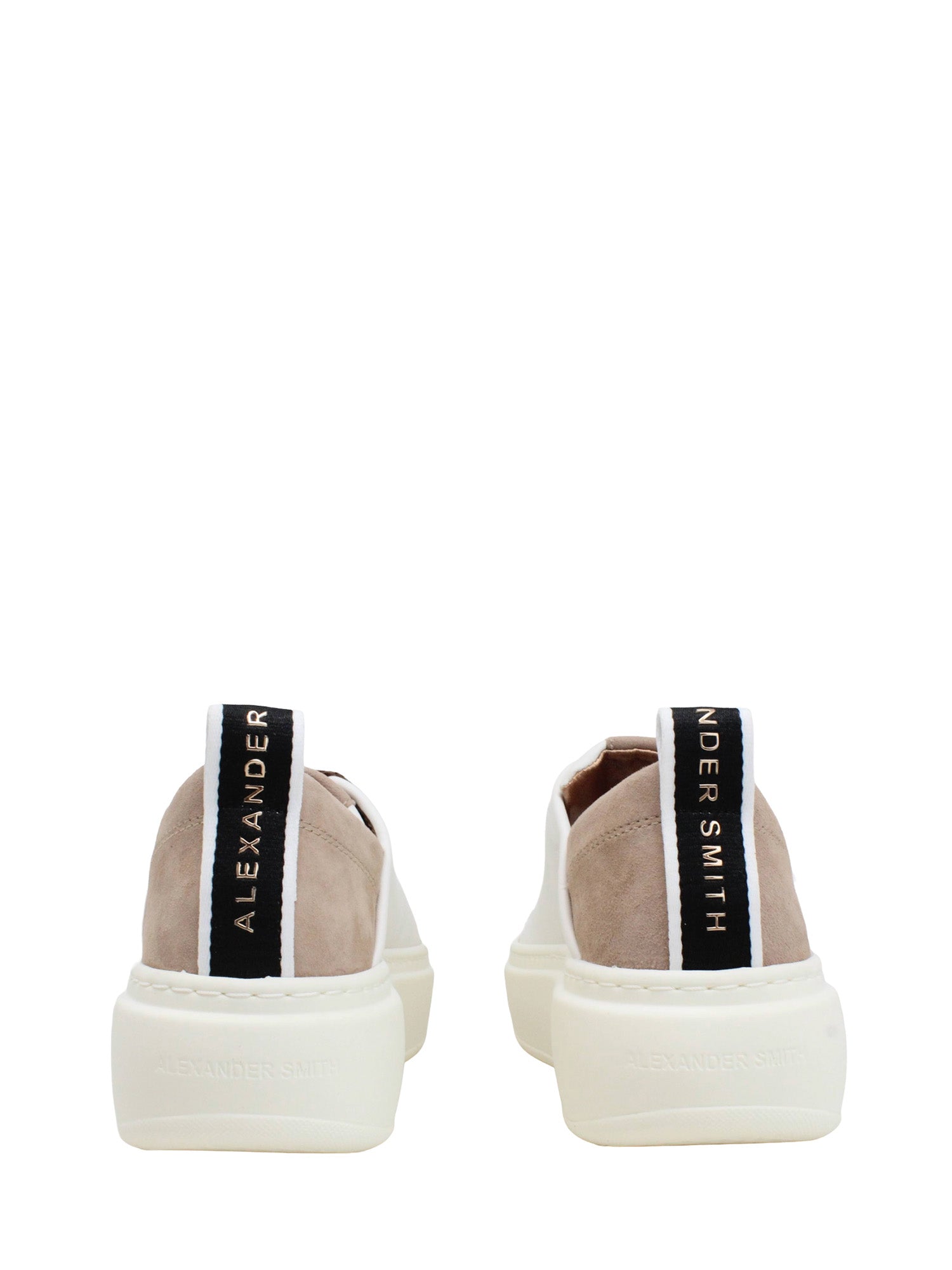 Sneakers Bianco Beige Alexander Smith