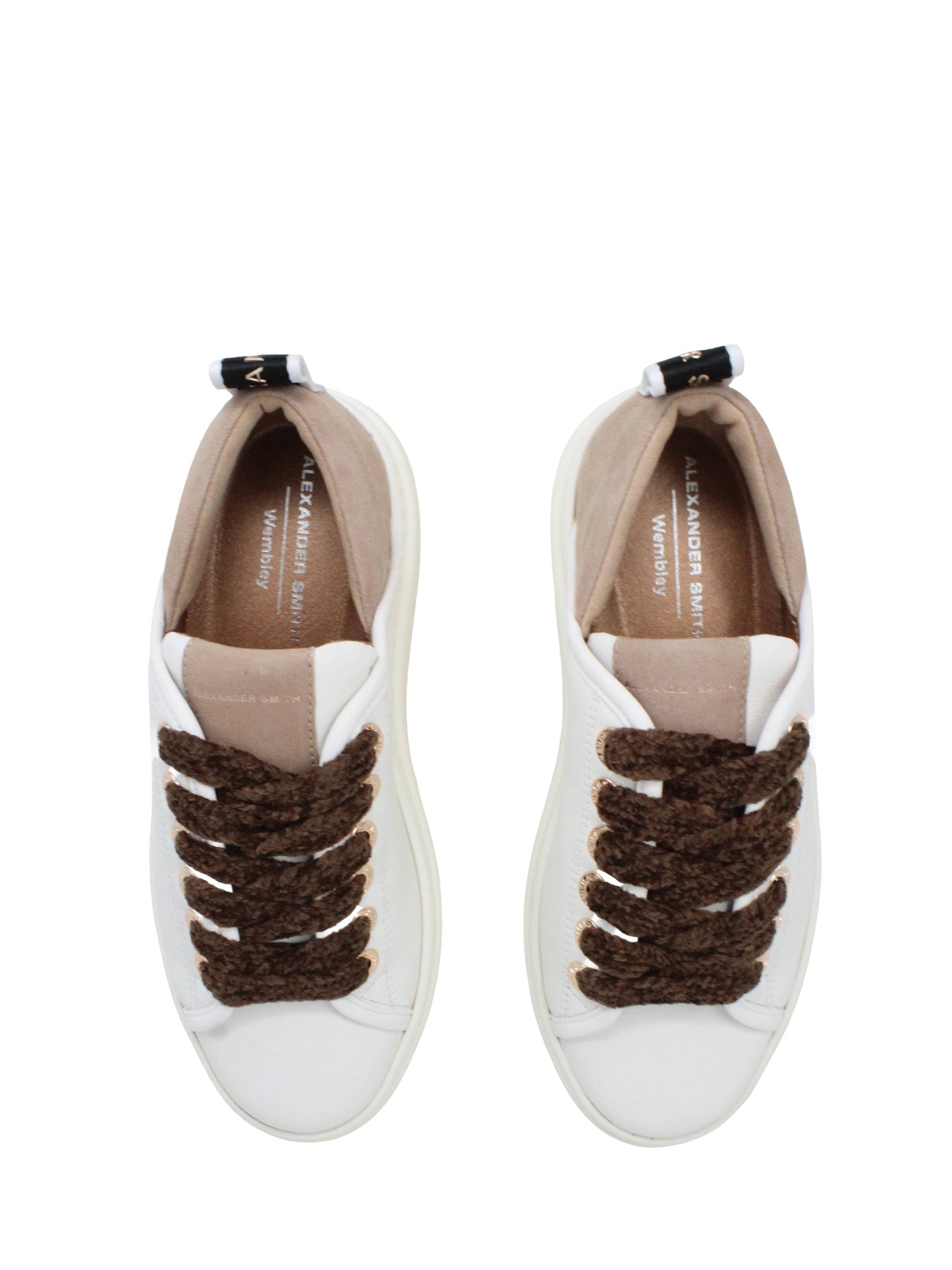 Sneakers Bianco Beige Alexander Smith