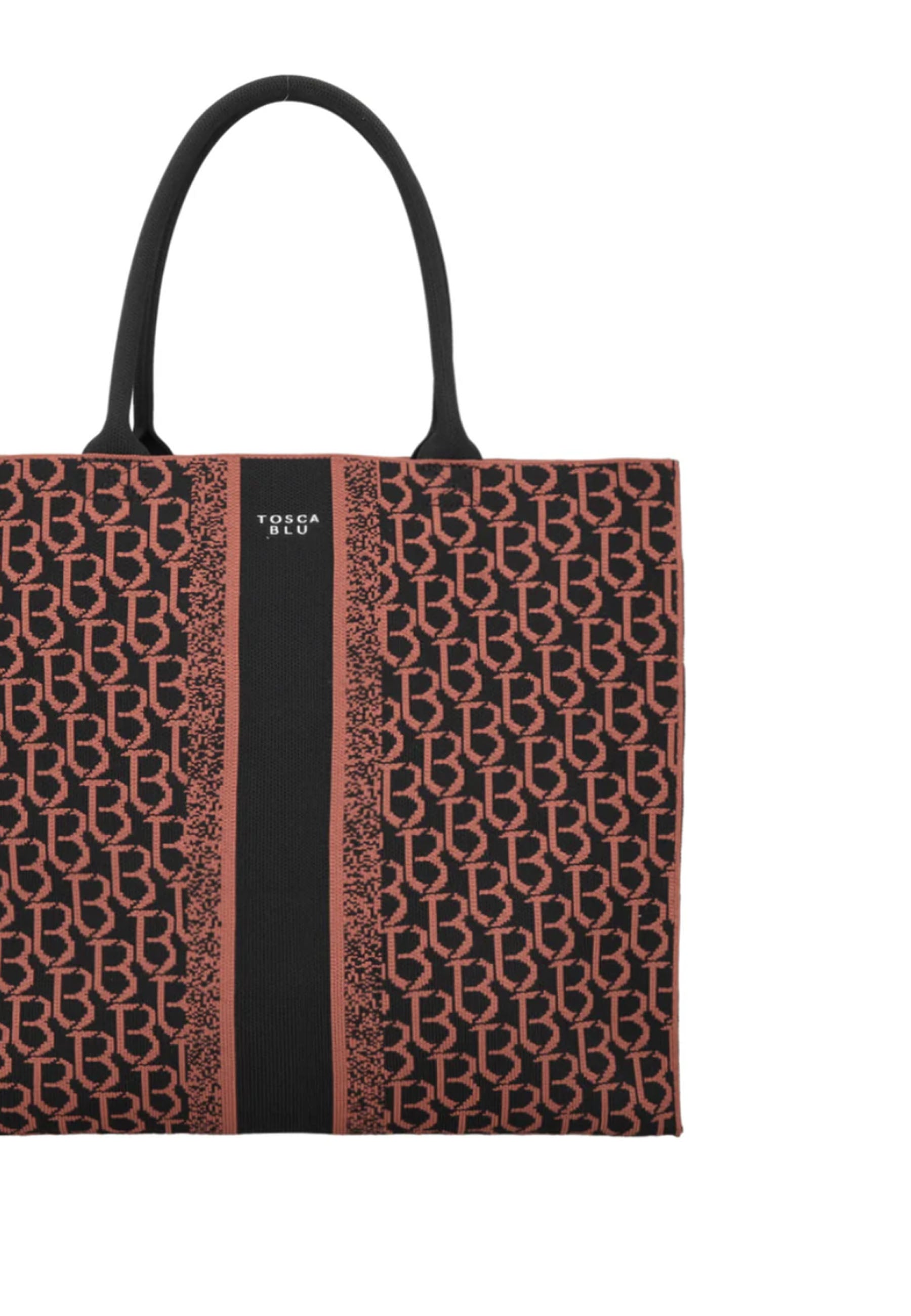 Shopper Nero Tosca Blu