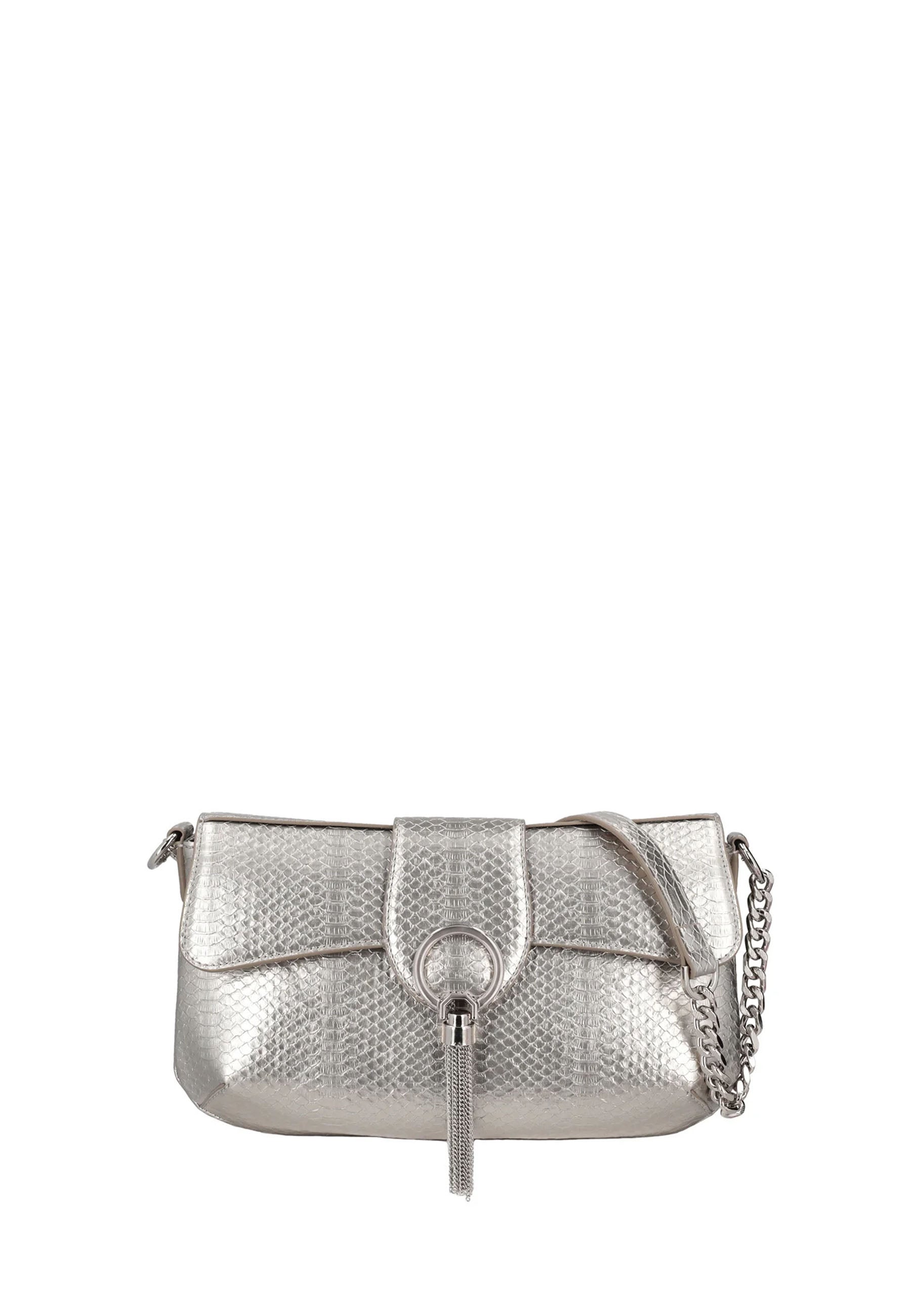 Tracolla Argentato Tosca Blu