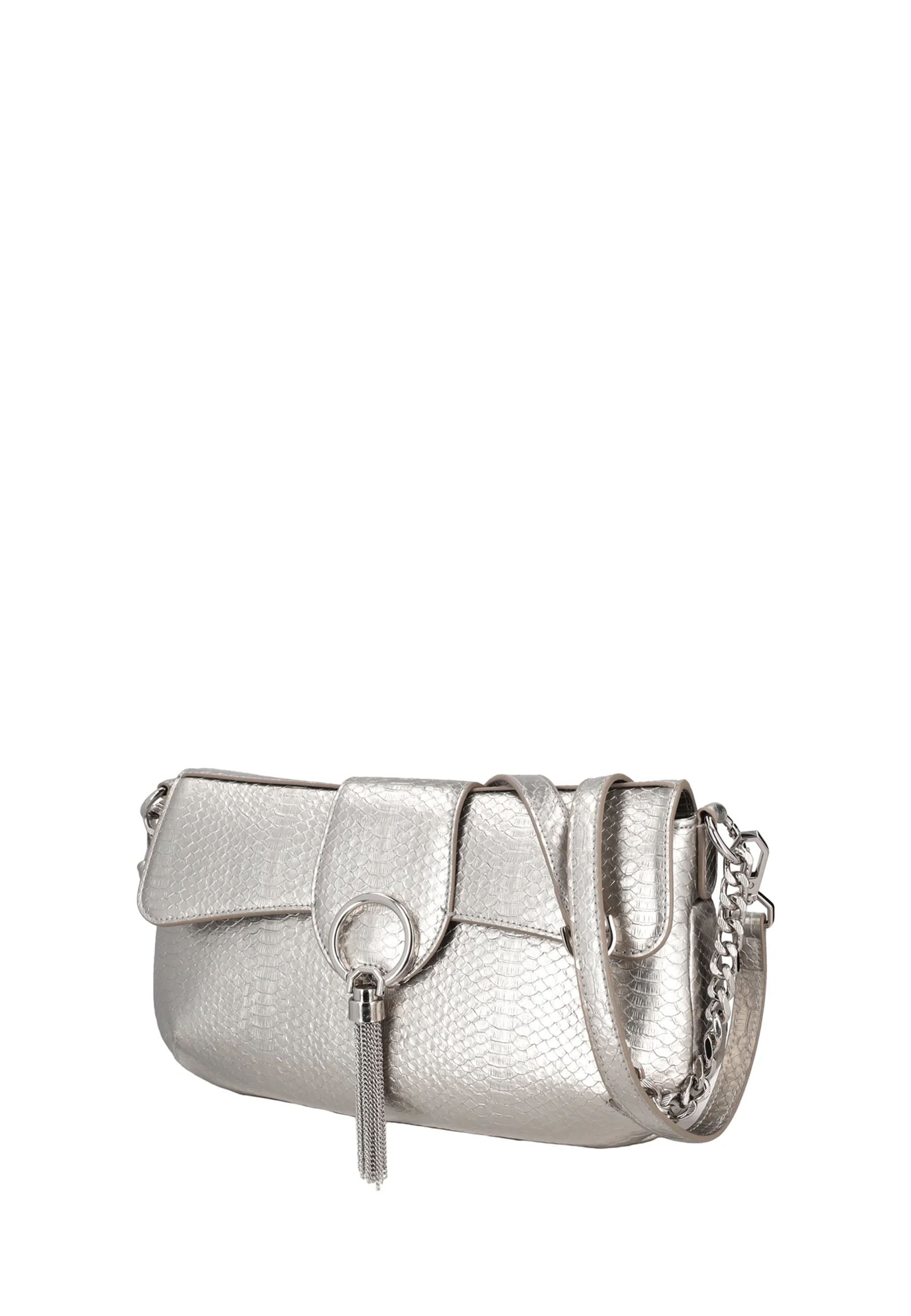 Tracolla Argentato Tosca Blu