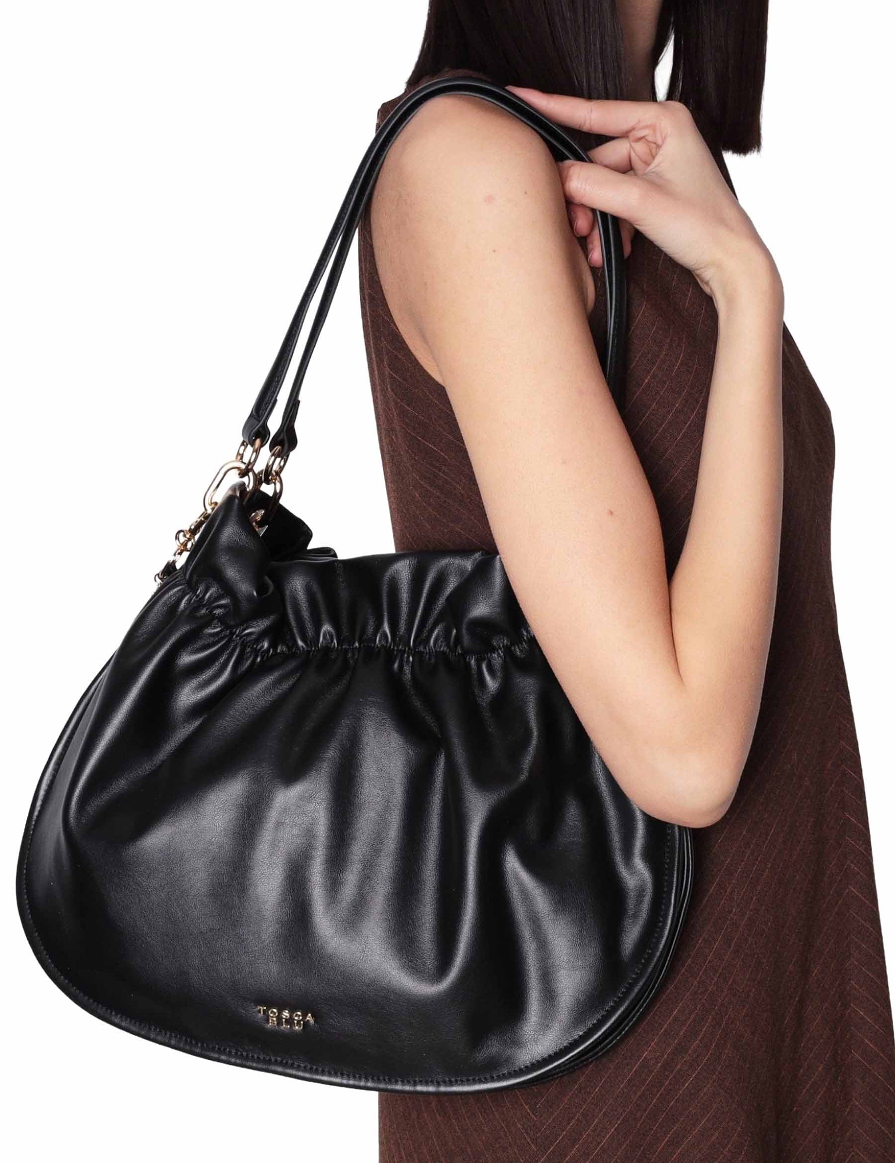 Borse a spalla Nero Tosca Blu