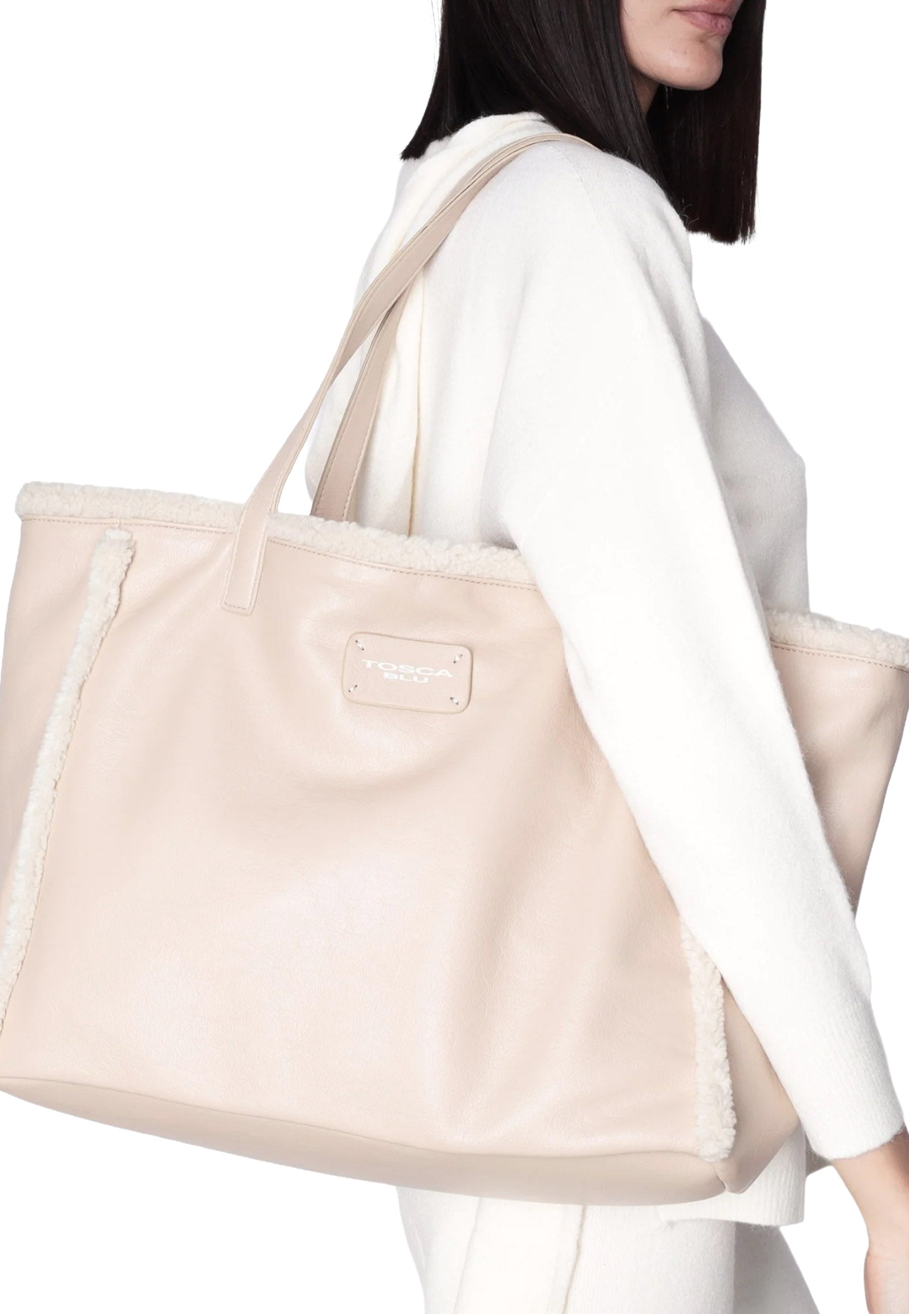 Shopper Beige Tosca Blu