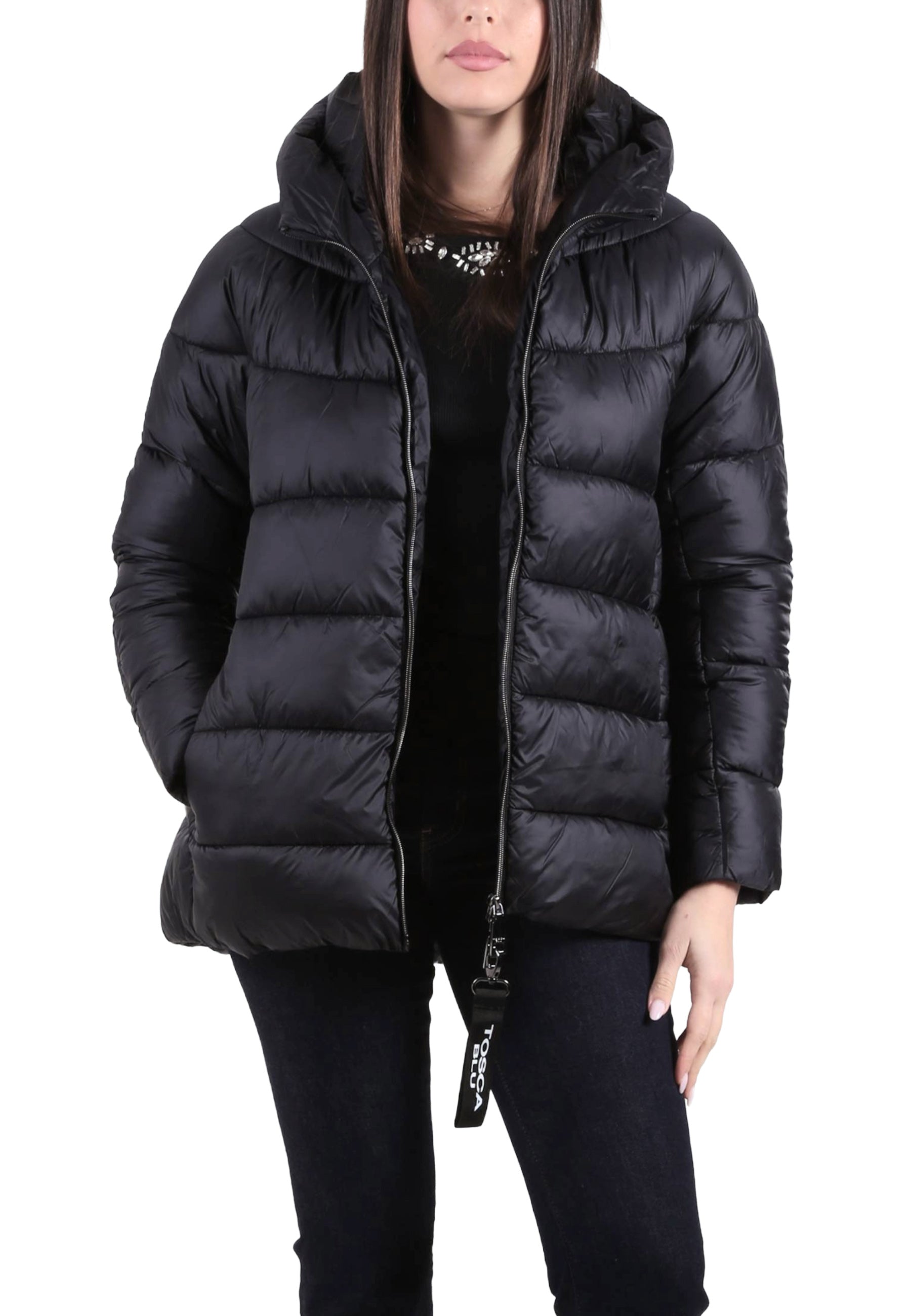 Piumini Nero Tosca Blu