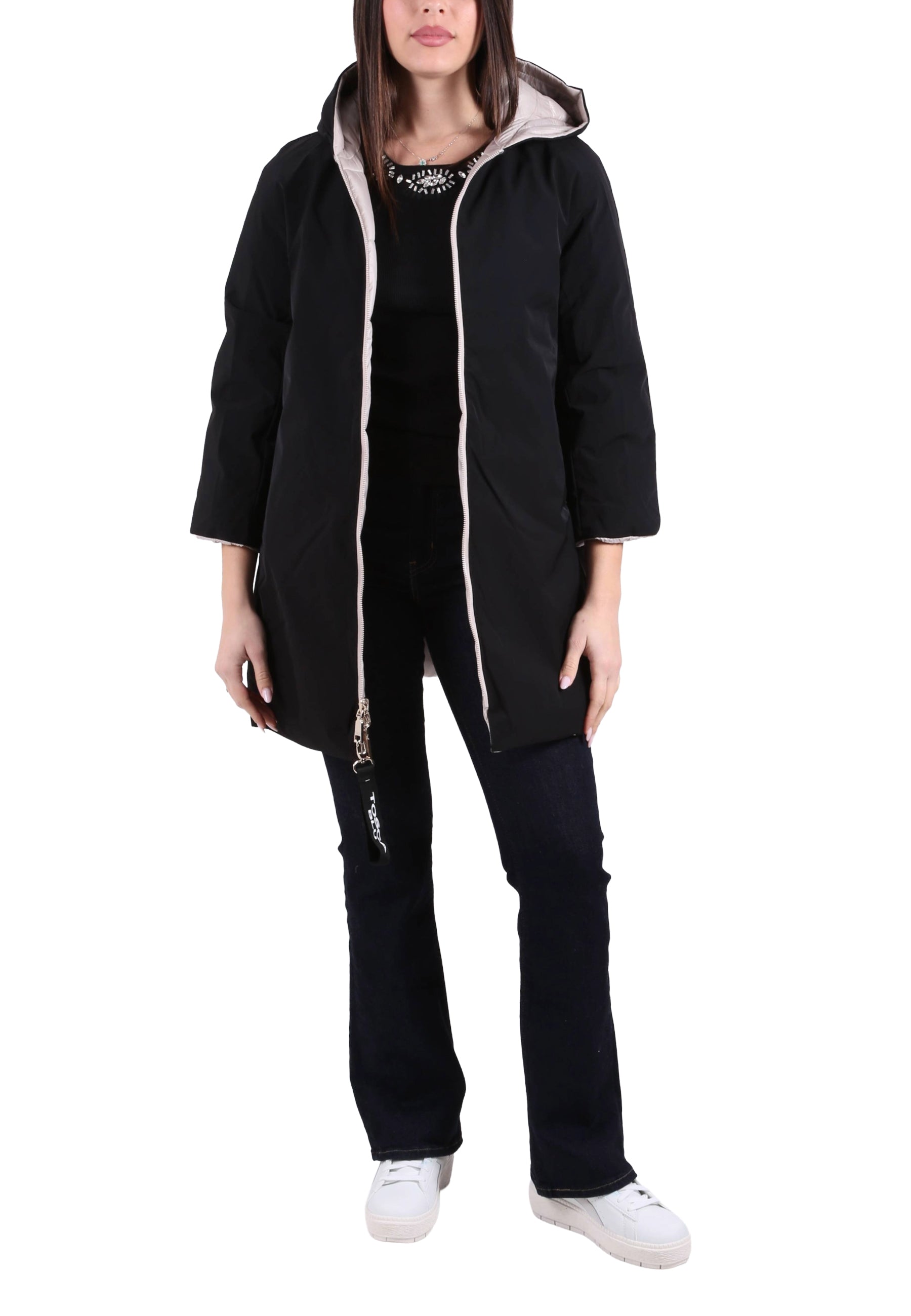 Piumini Nero Tosca Blu