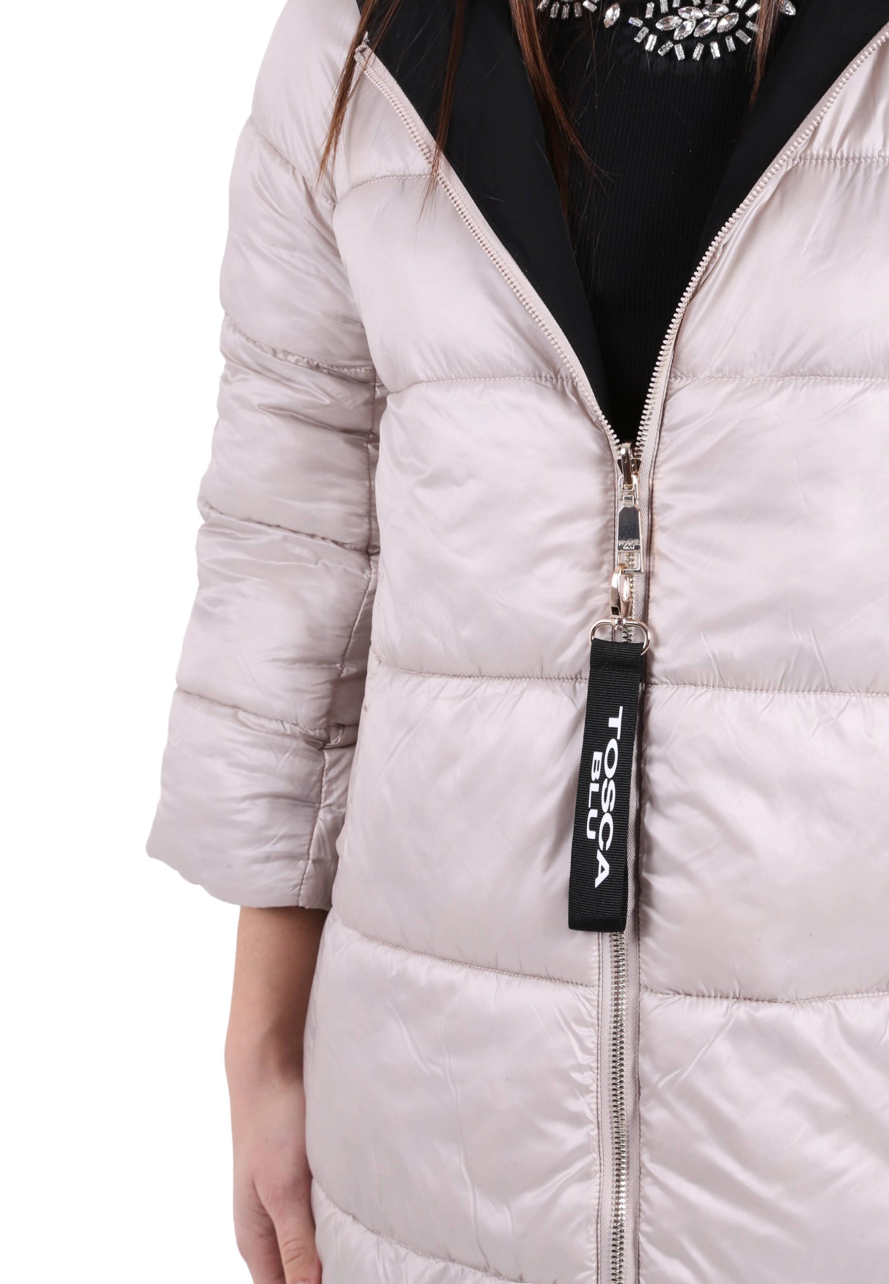 Piumini Nero Tosca Blu