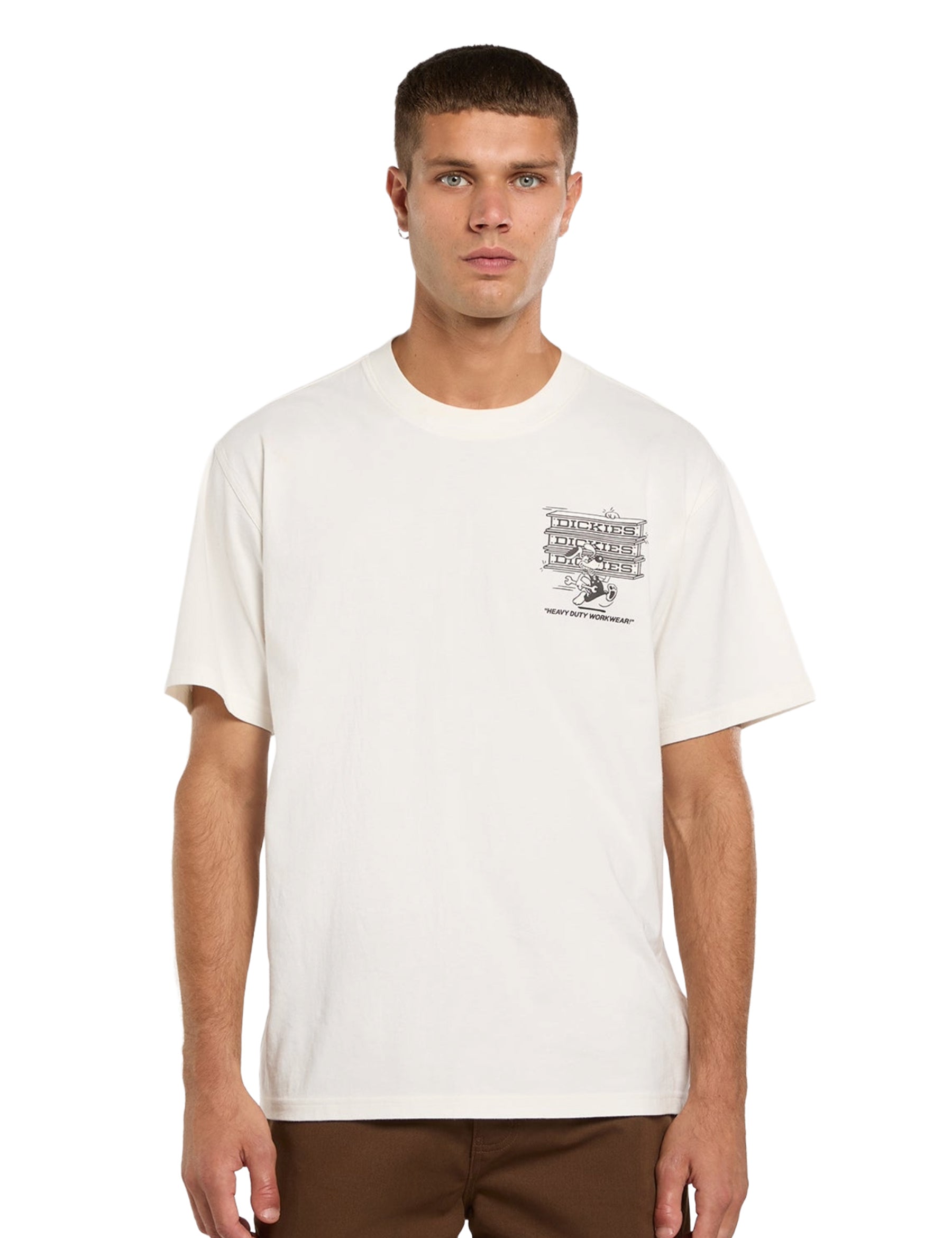 T-shirt Avorio Dickies