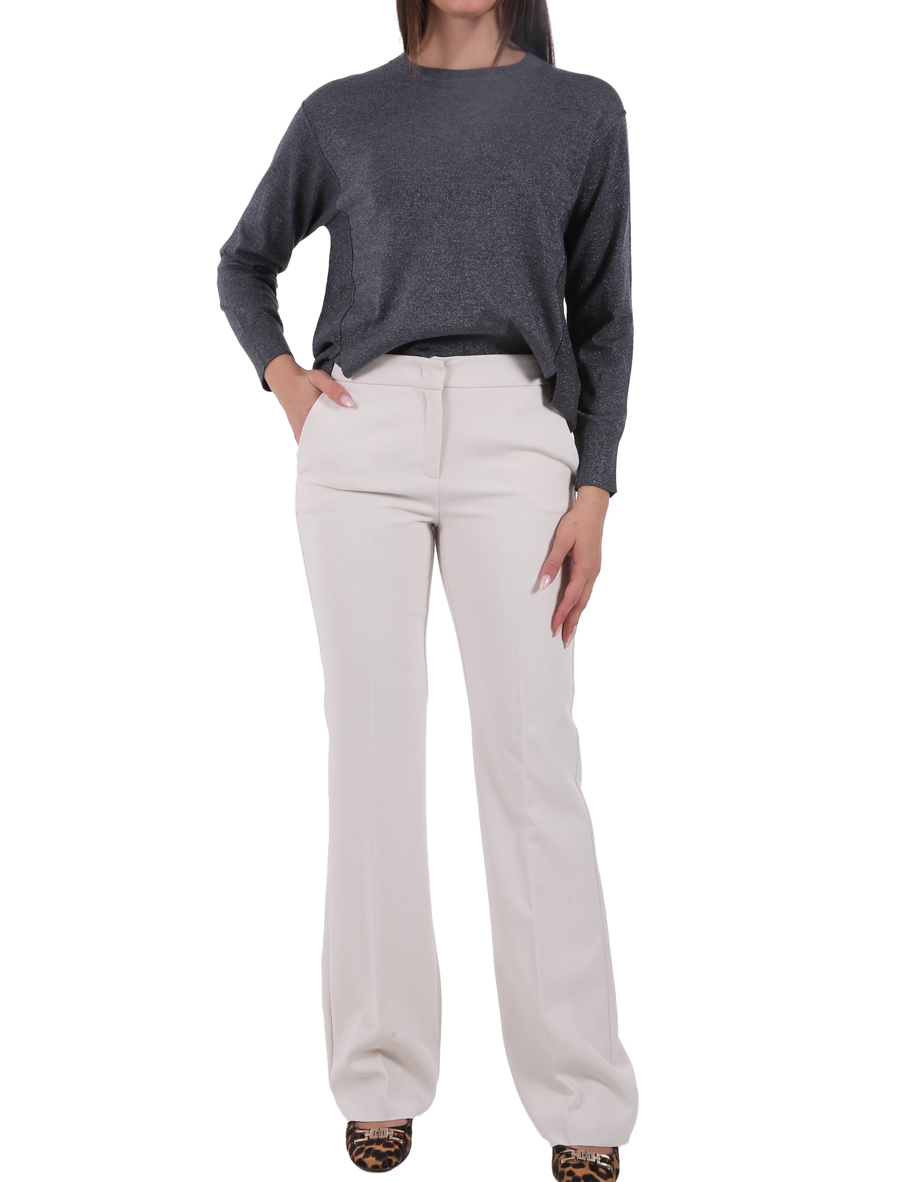 Pantaloni Bianco Pennyblack