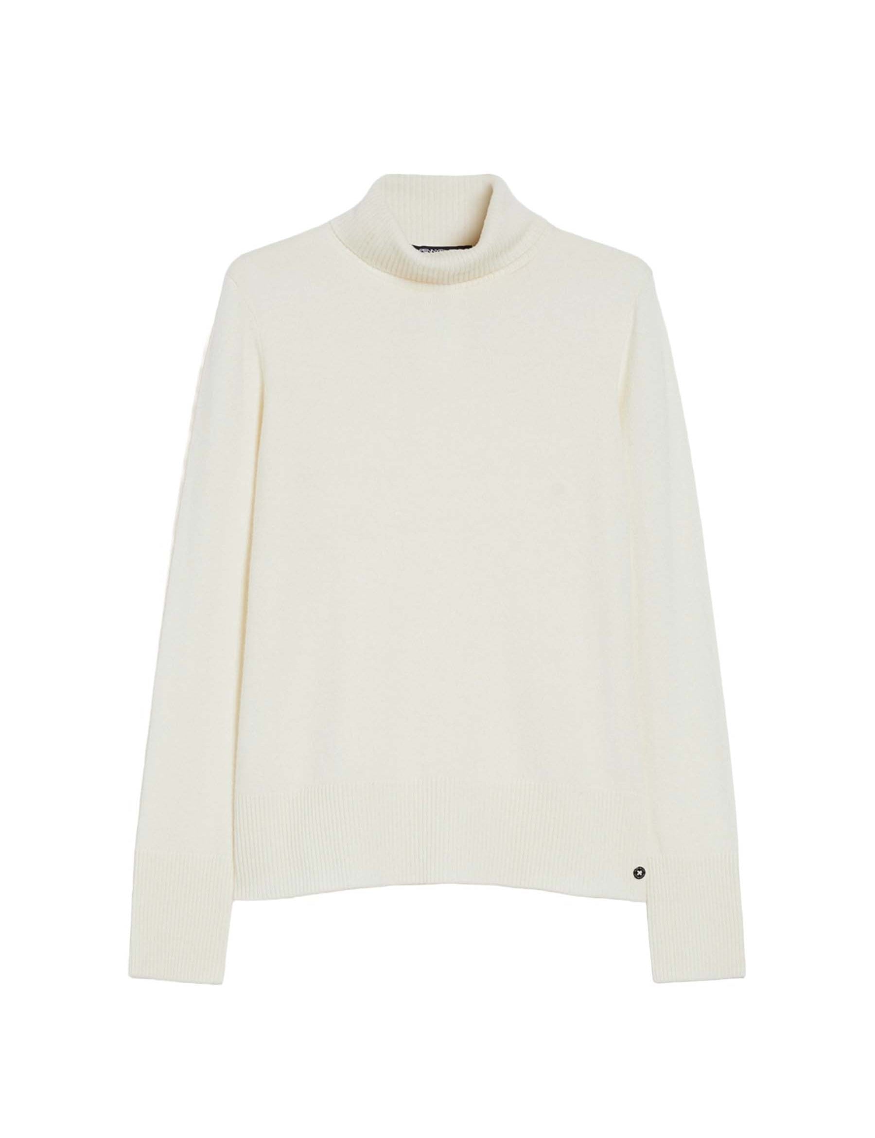 Maglia a collo alto Bianco Pennyblack