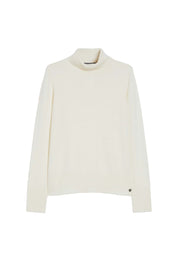 Maglia a collo alto Bianco Pennyblack