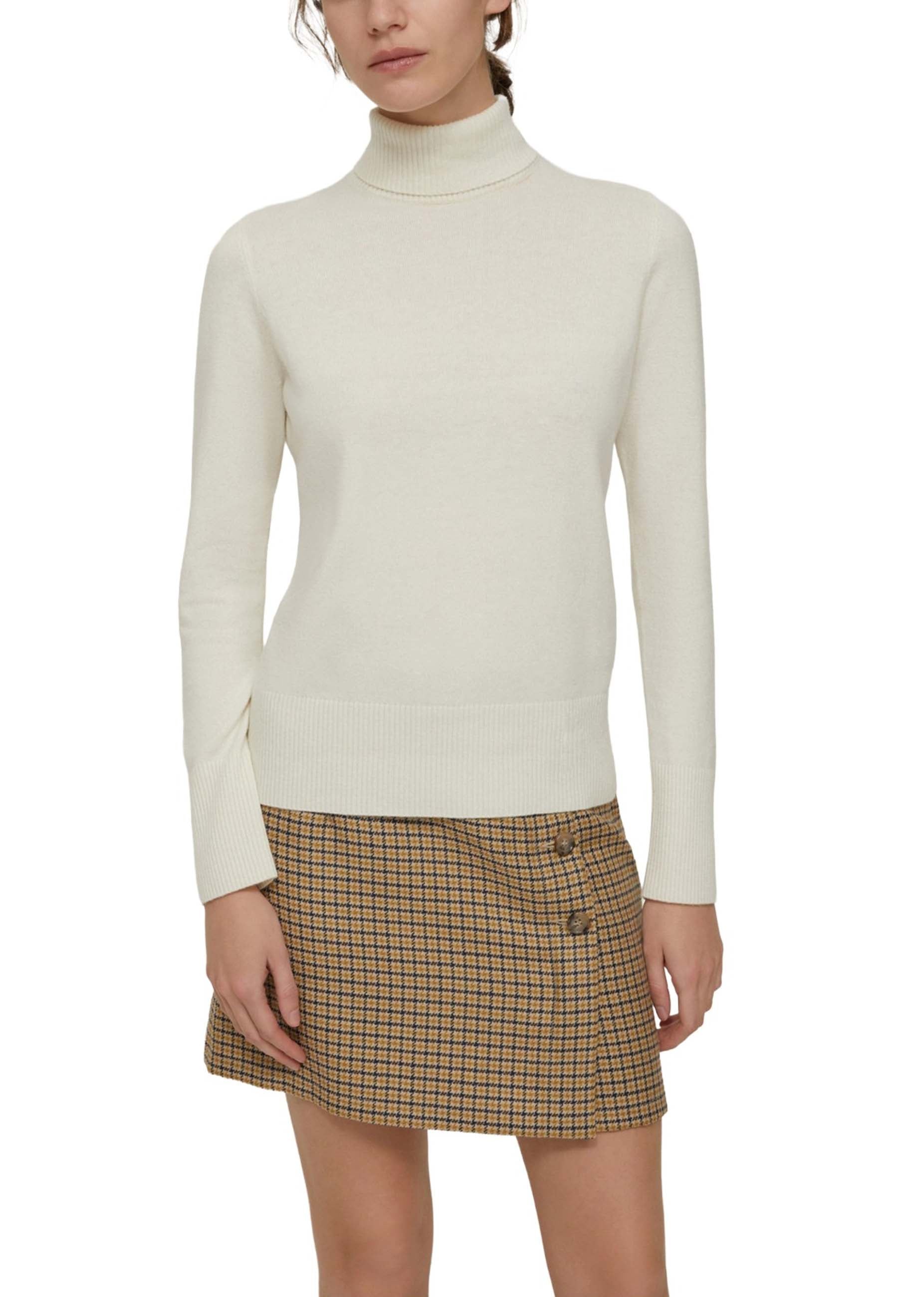 Maglia a collo alto Bianco Pennyblack