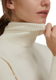 Maglia a collo alto Bianco Pennyblack