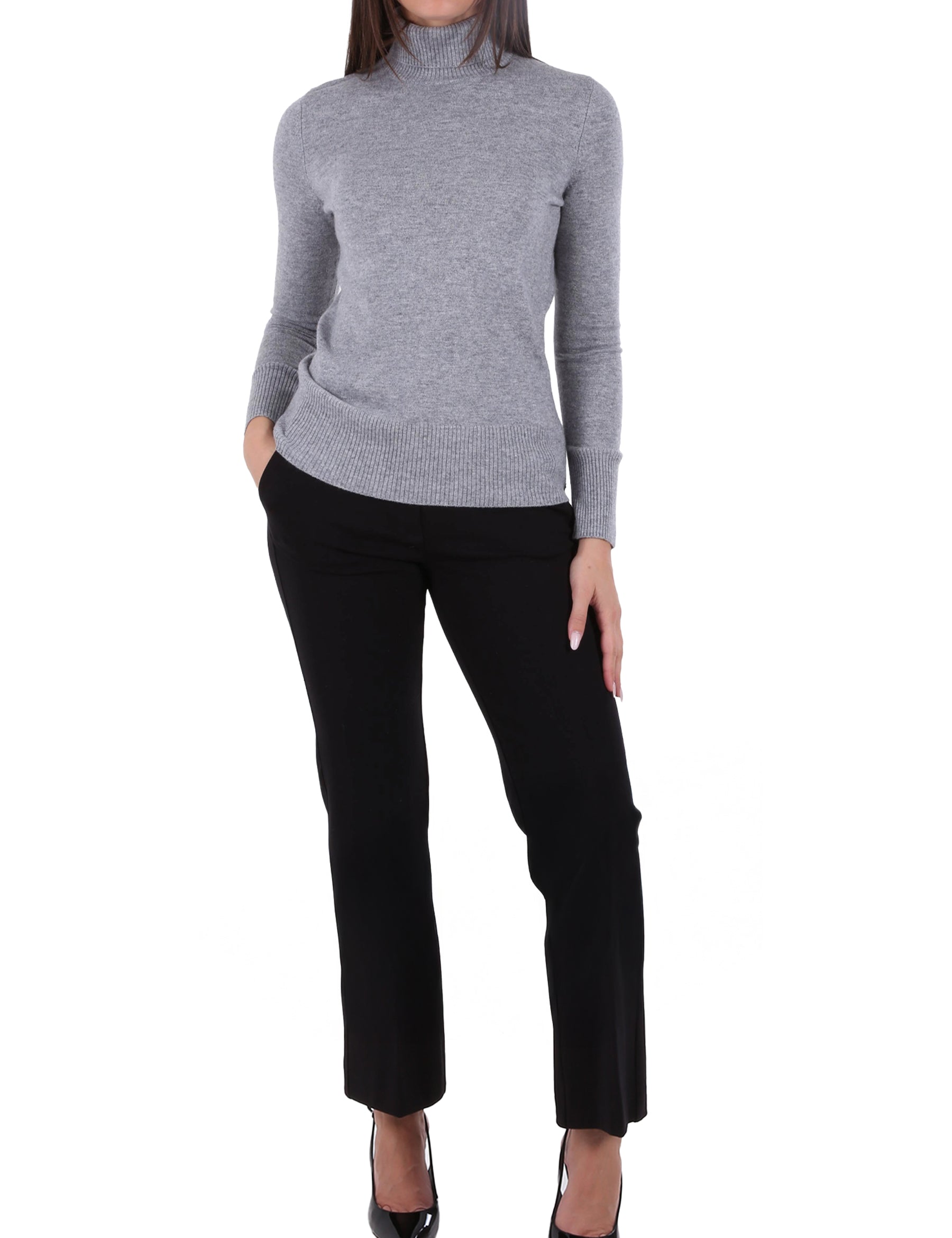 Maglia a collo alto Grigio Pennyblack