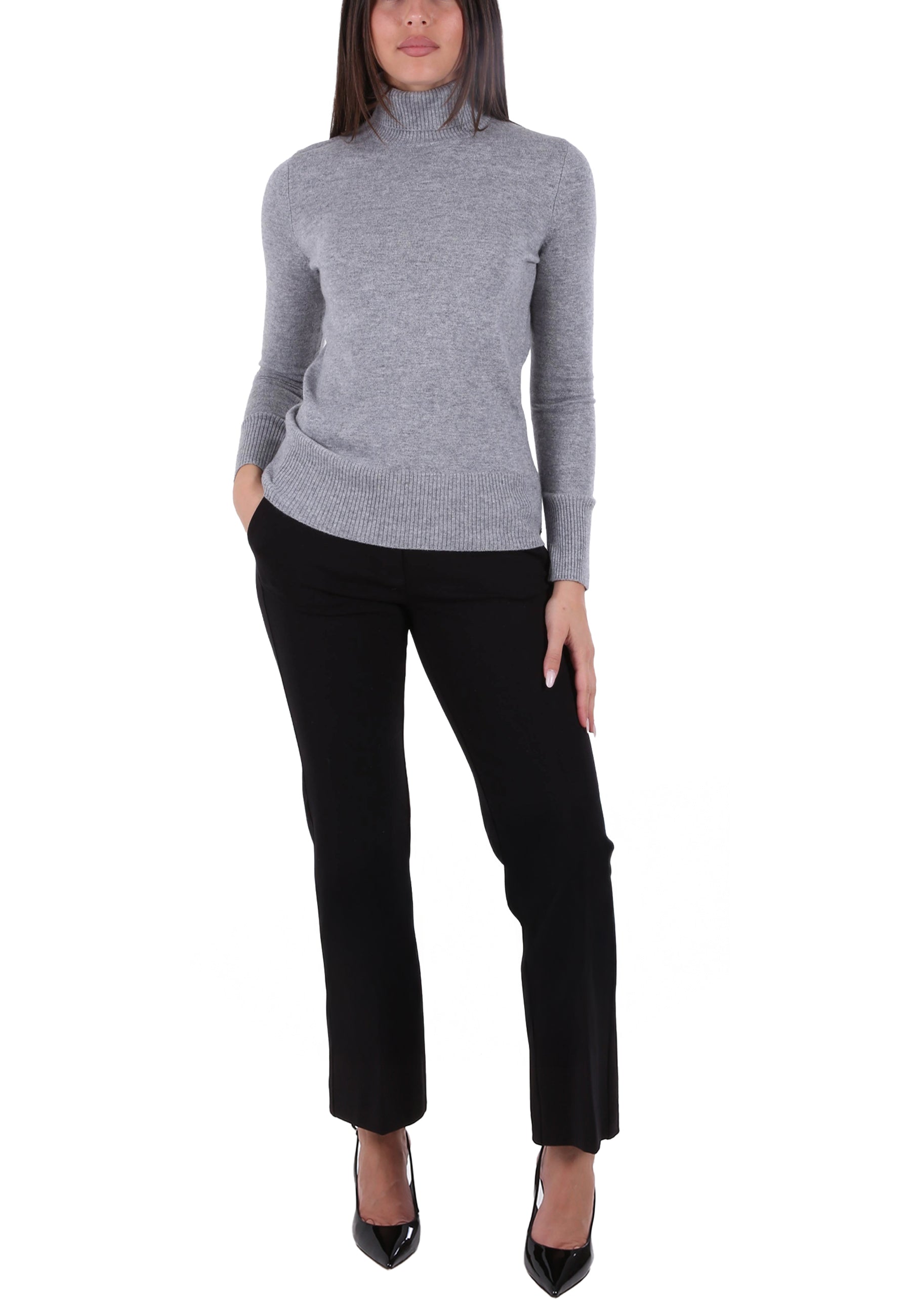 Maglia a collo alto Grigio Pennyblack