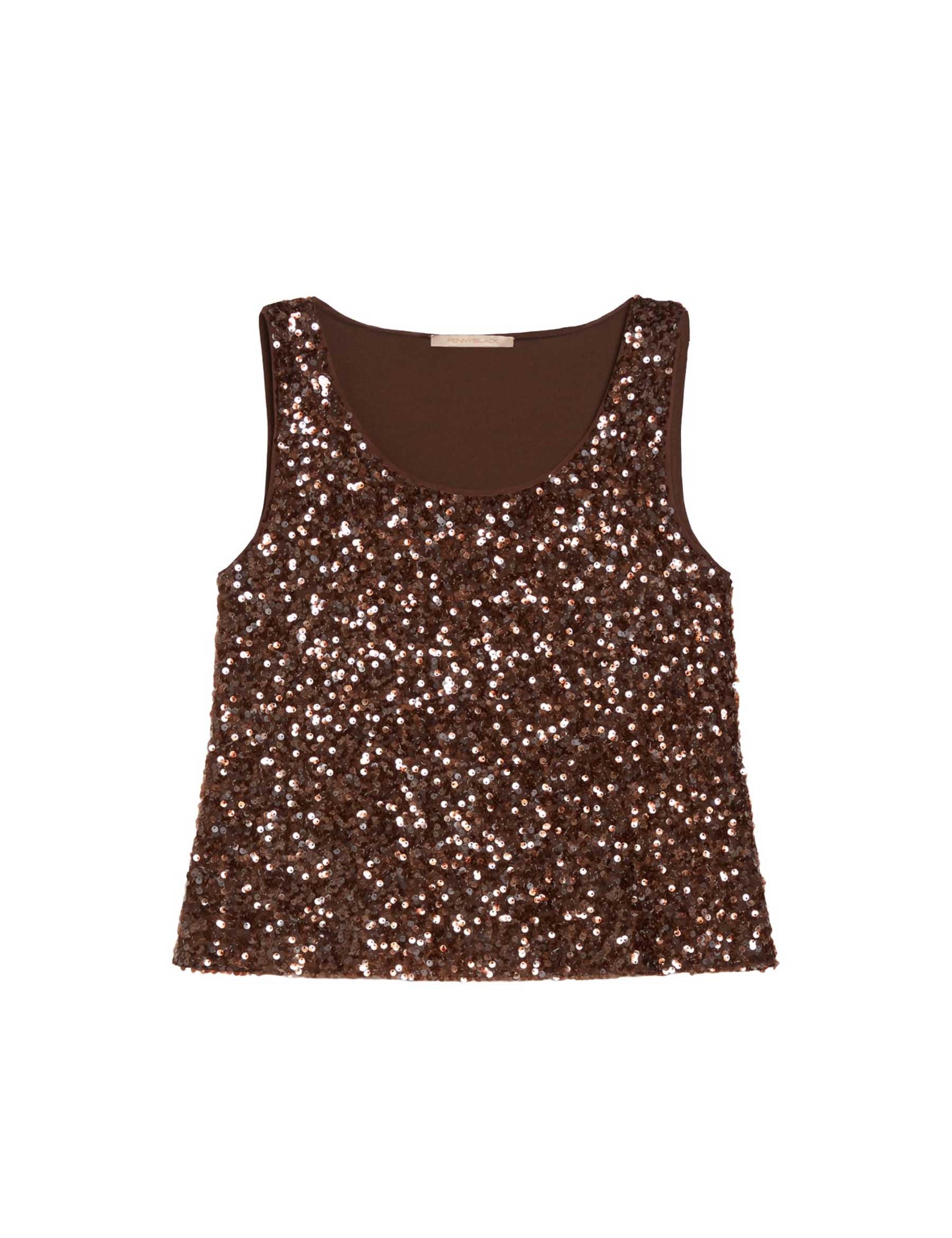 Top e canotte Marrone Pennyblack