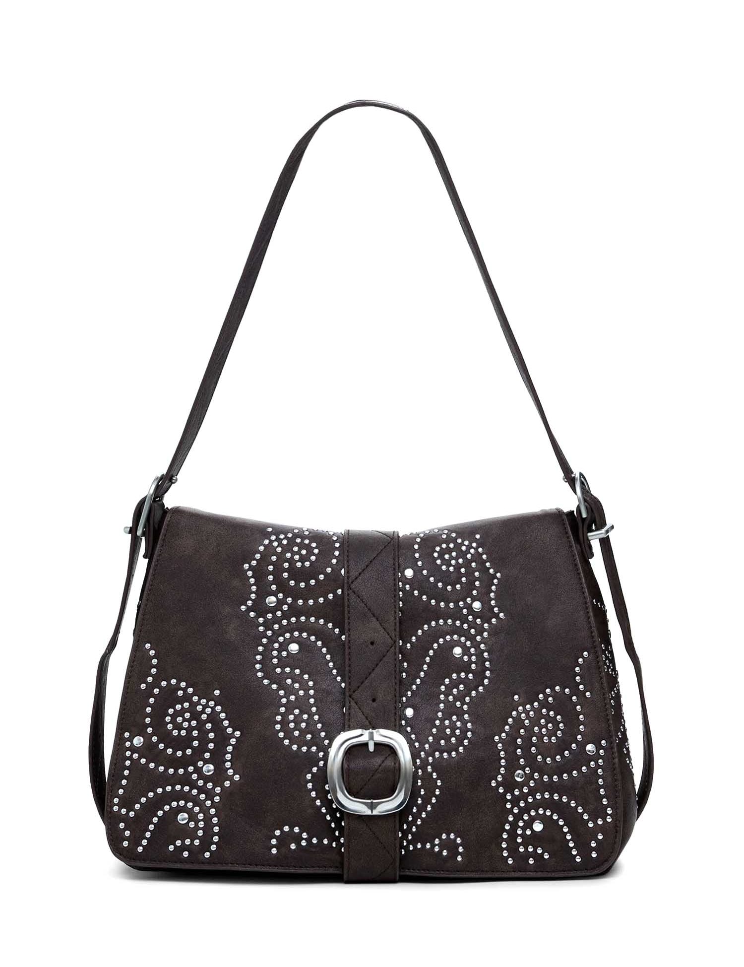 Borse a spalla Grigio Desigual