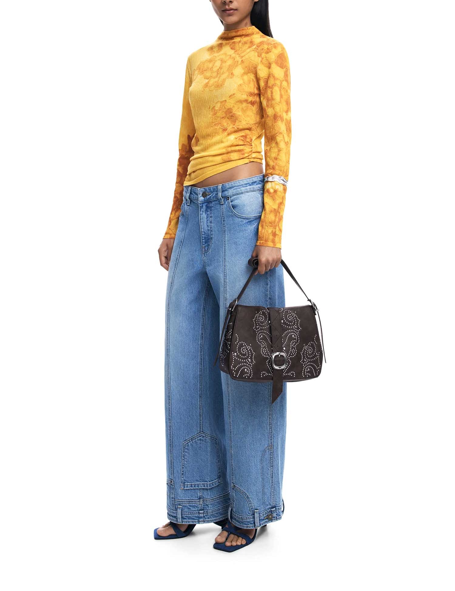 Borse a spalla Grigio Desigual