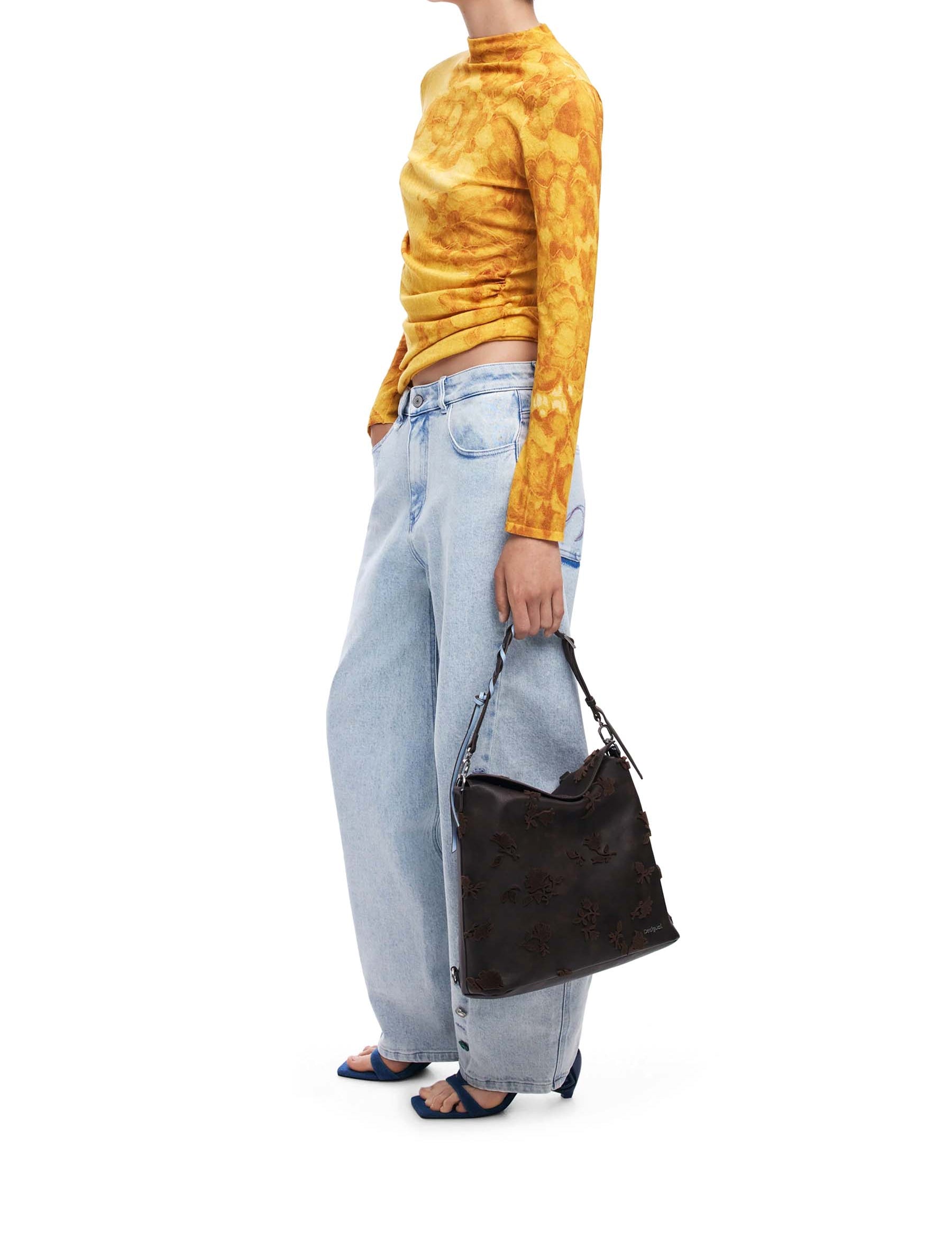 Borse a spalla Marrone Desigual