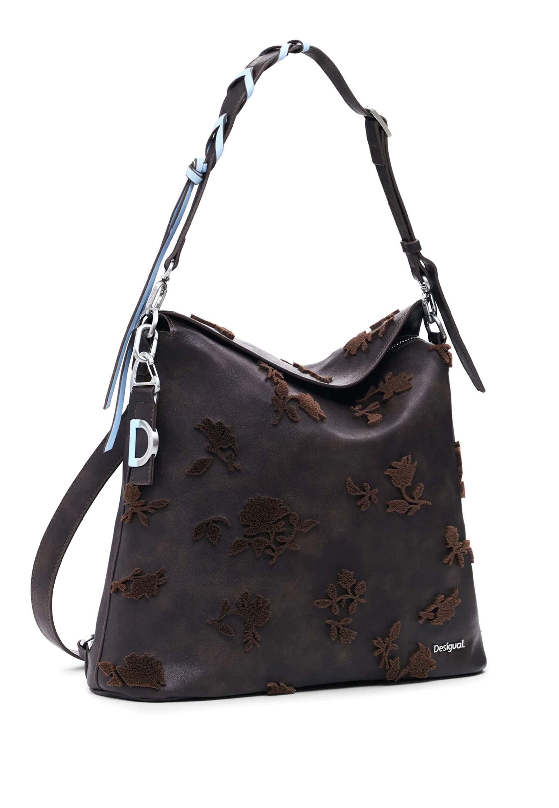 Borse a spalla Marrone Desigual