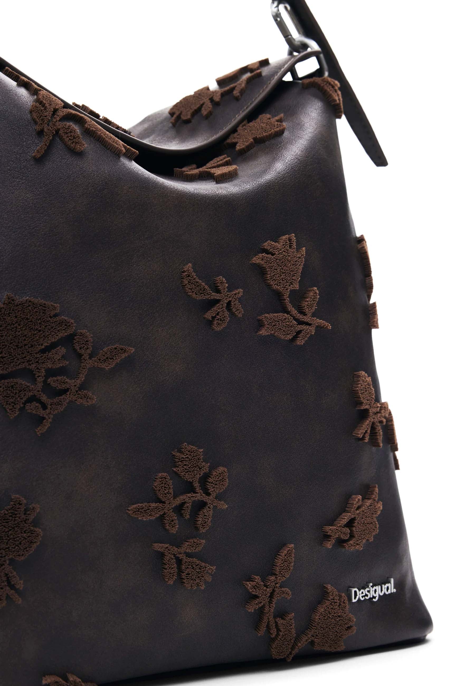 Borse a spalla Marrone Desigual