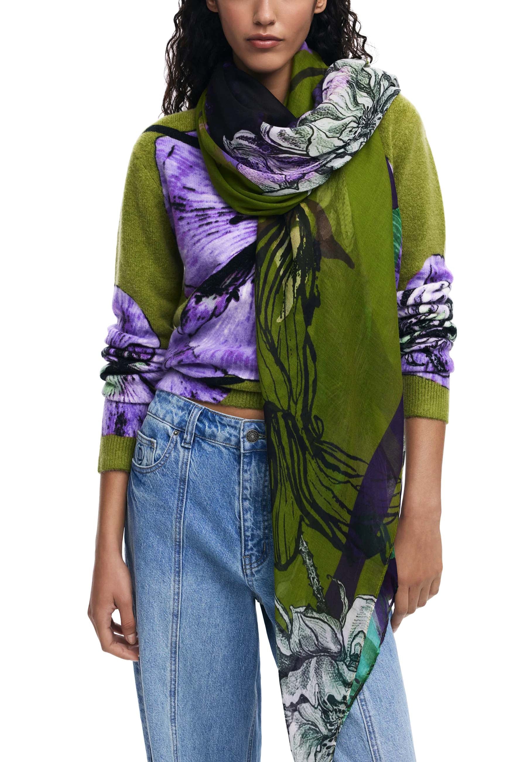 Sciarpe Verde Desigual